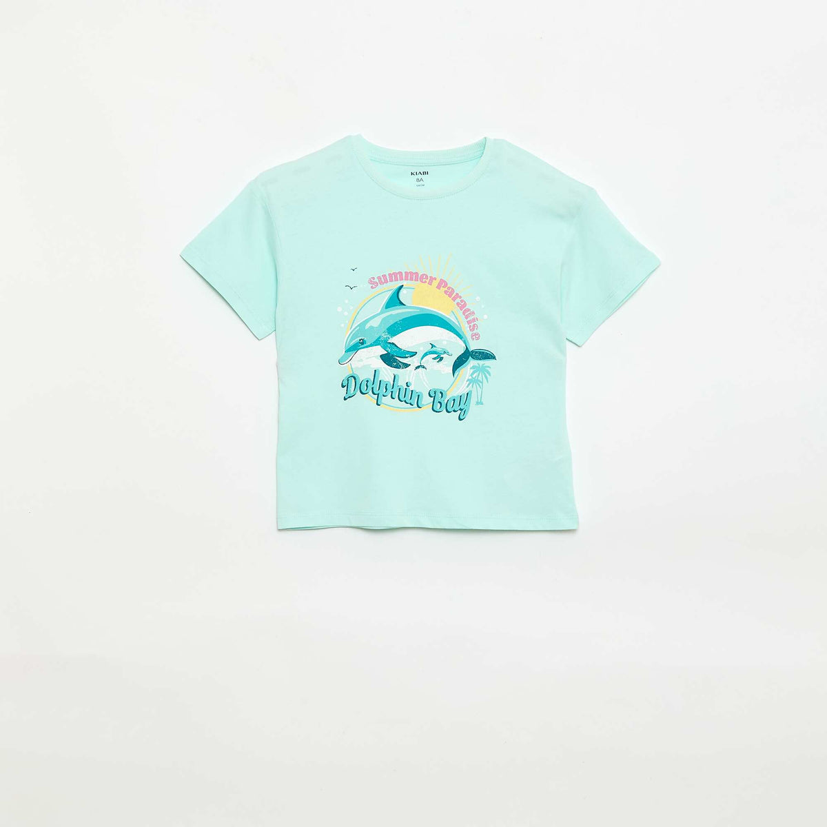 Camiseta estampada con fantasía AZUL
