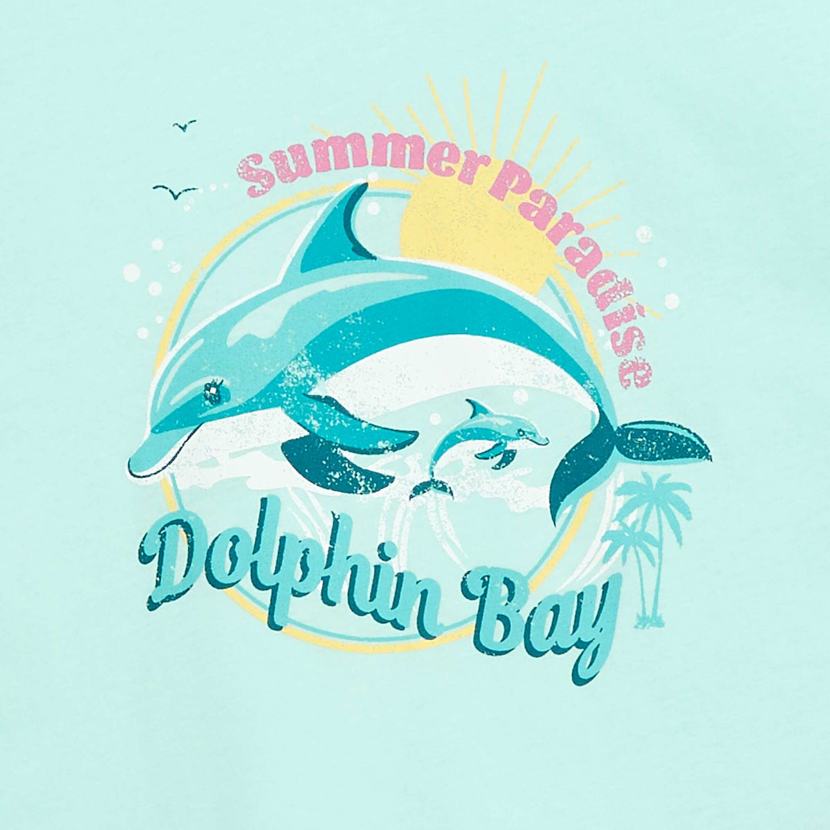 Camiseta estampada con fantasía AZUL