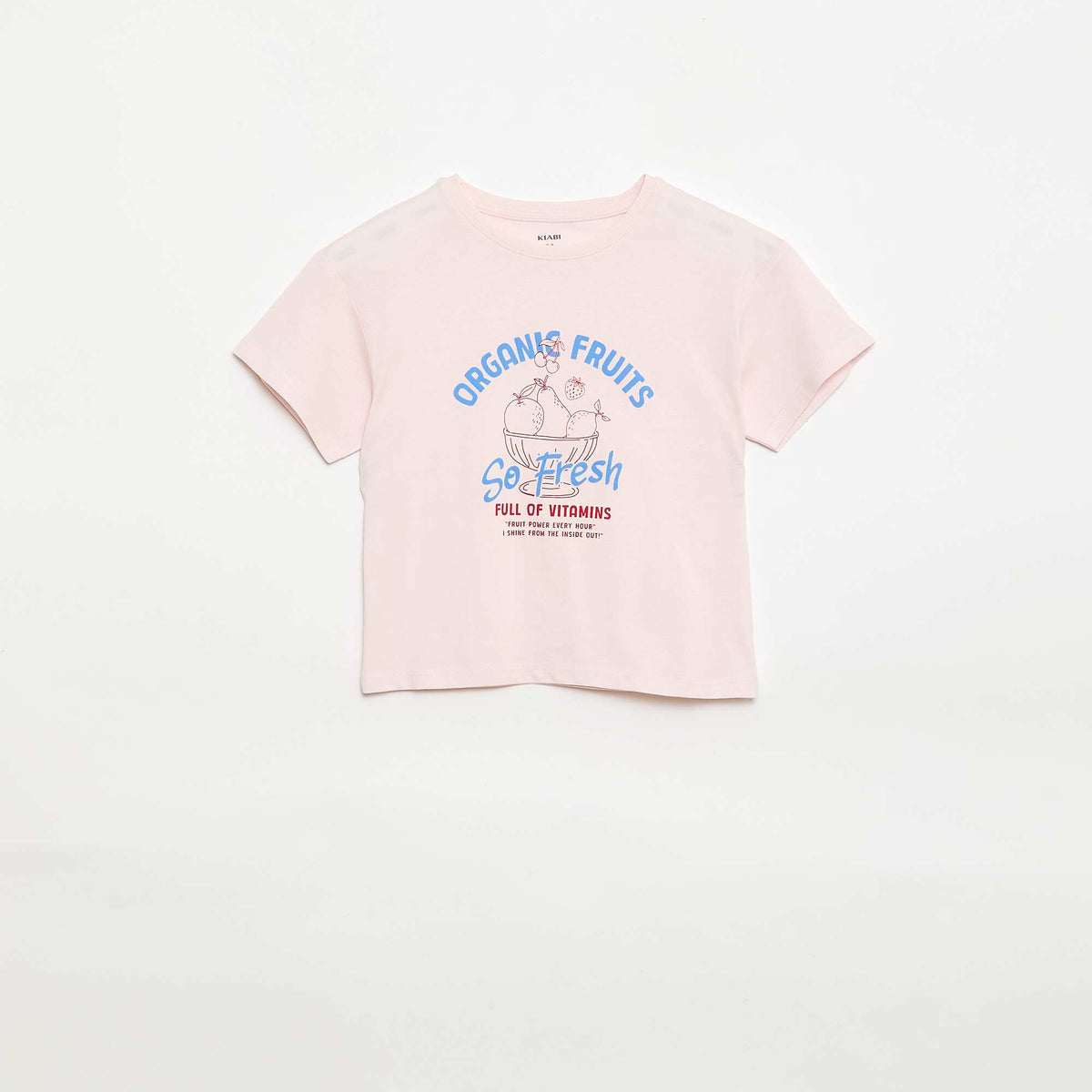 Camiseta estampada con fantasía ROSA