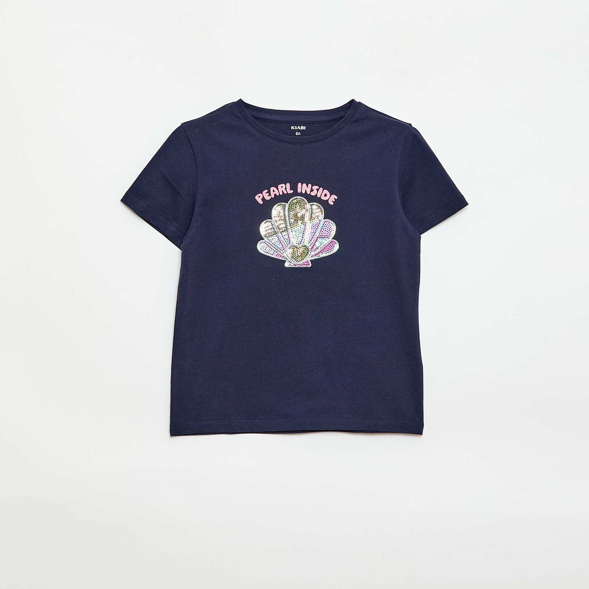 Camiseta de manga corta con diseño AZUL