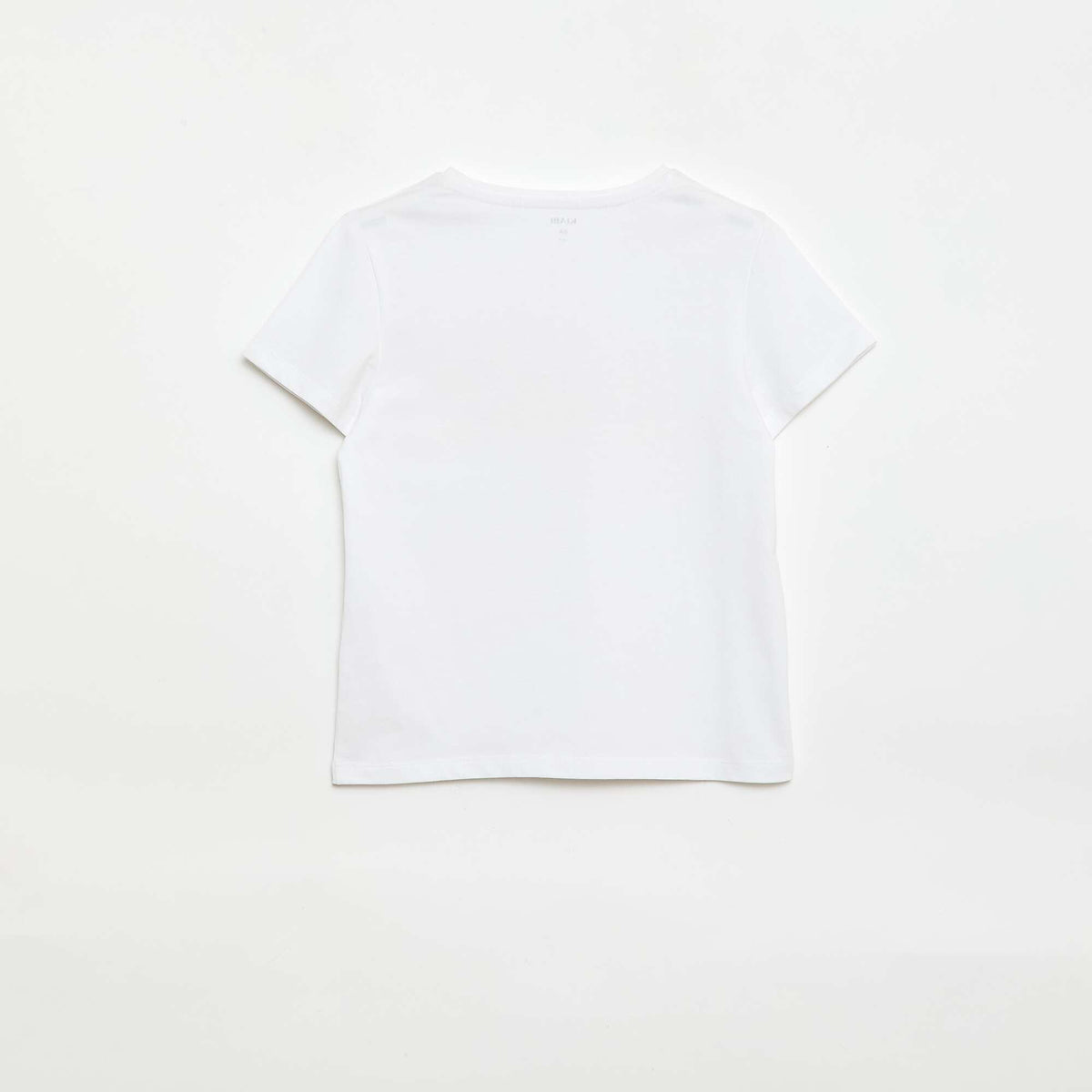 Camiseta de manga corta con diseño BLANCO