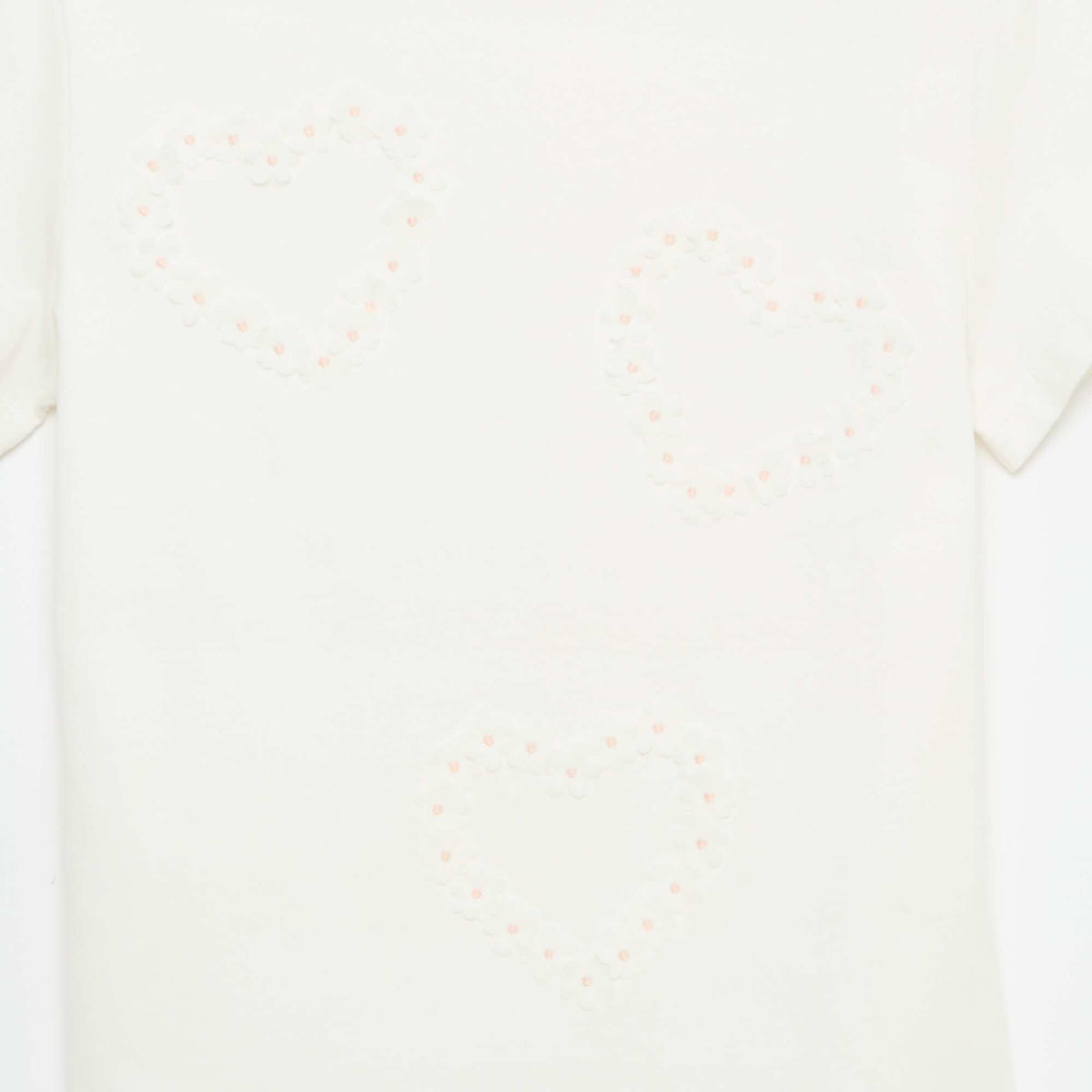 Camiseta de manga corta con diseño BLANCO
