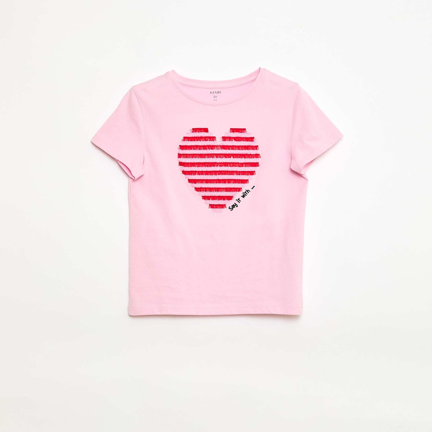 Camiseta de manga corta con diseño ROSA