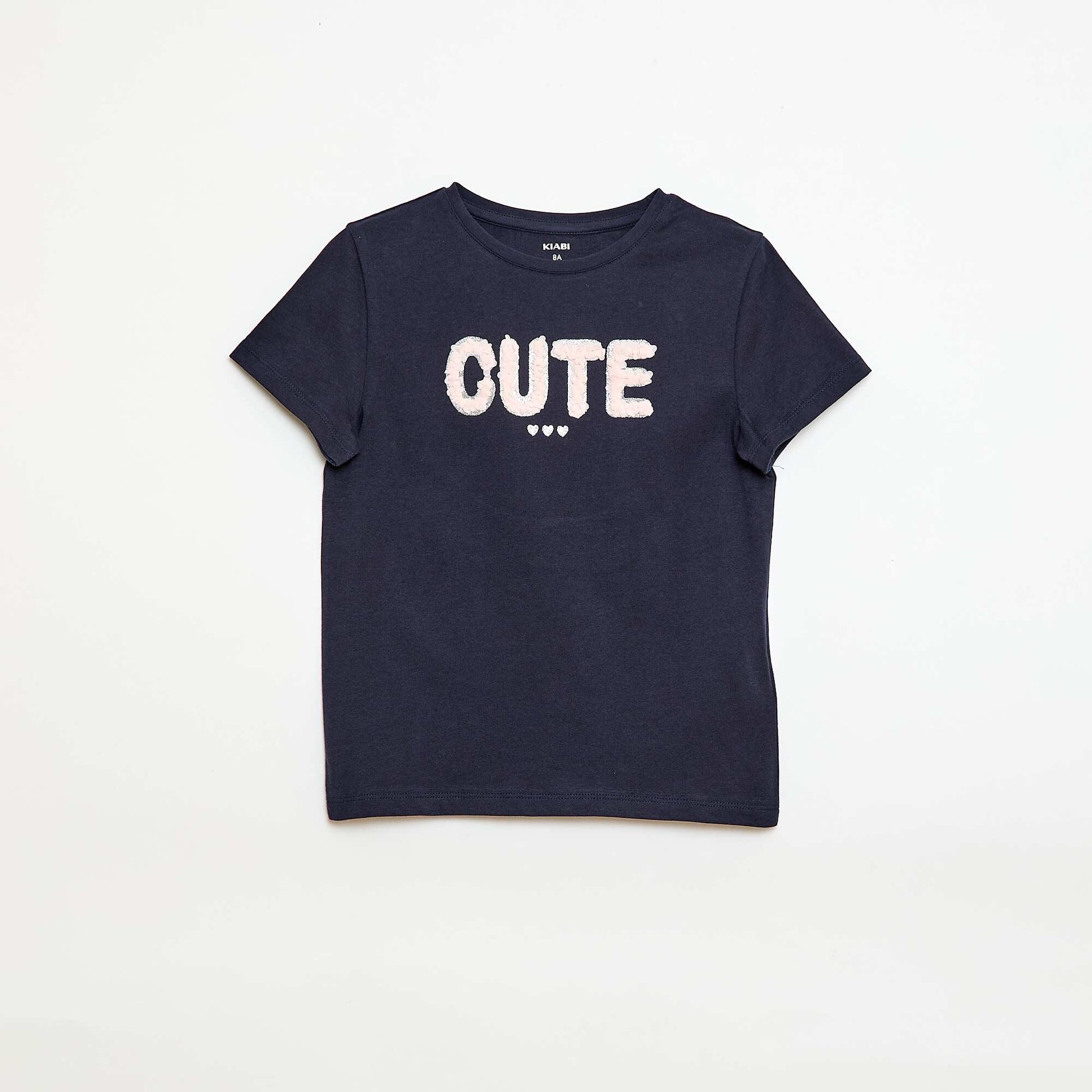 Camiseta de manga corta con diseño AZUL