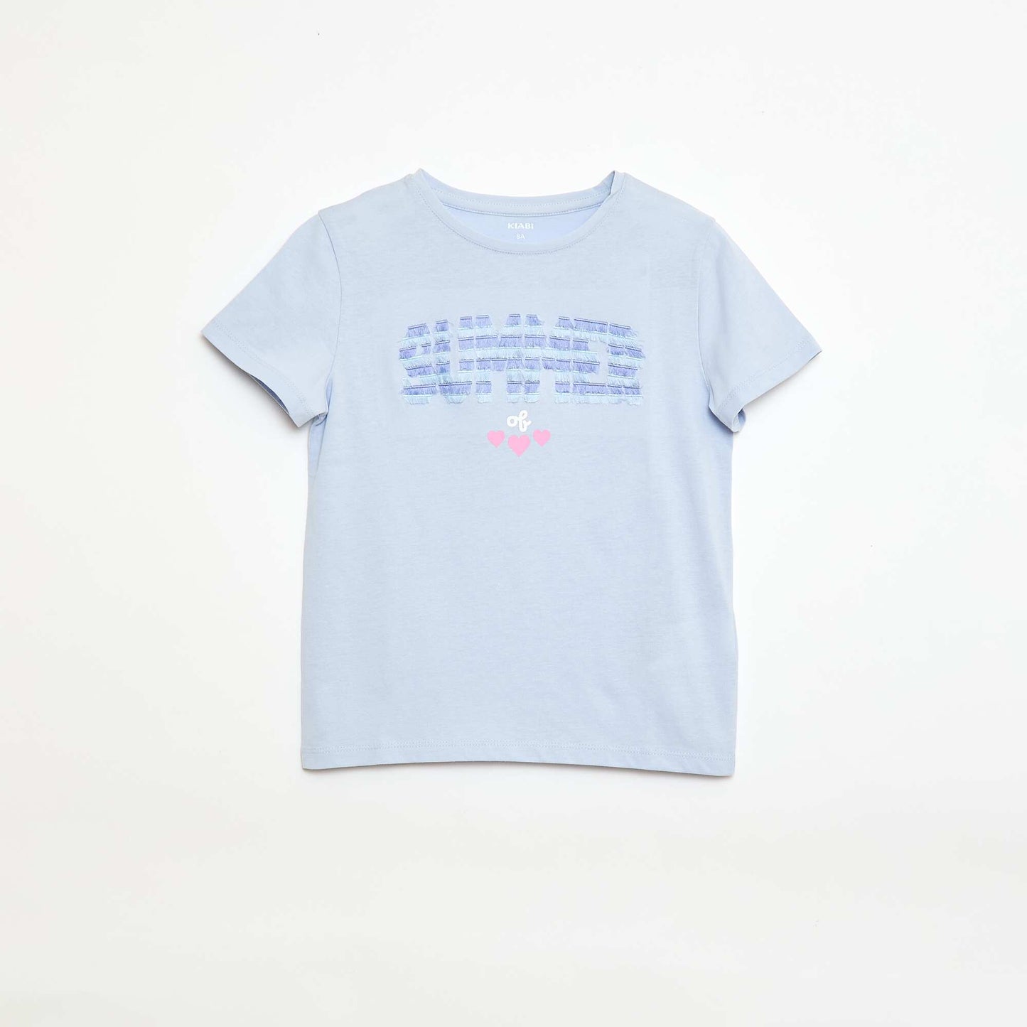 Camiseta de manga corta con diseño AZUL