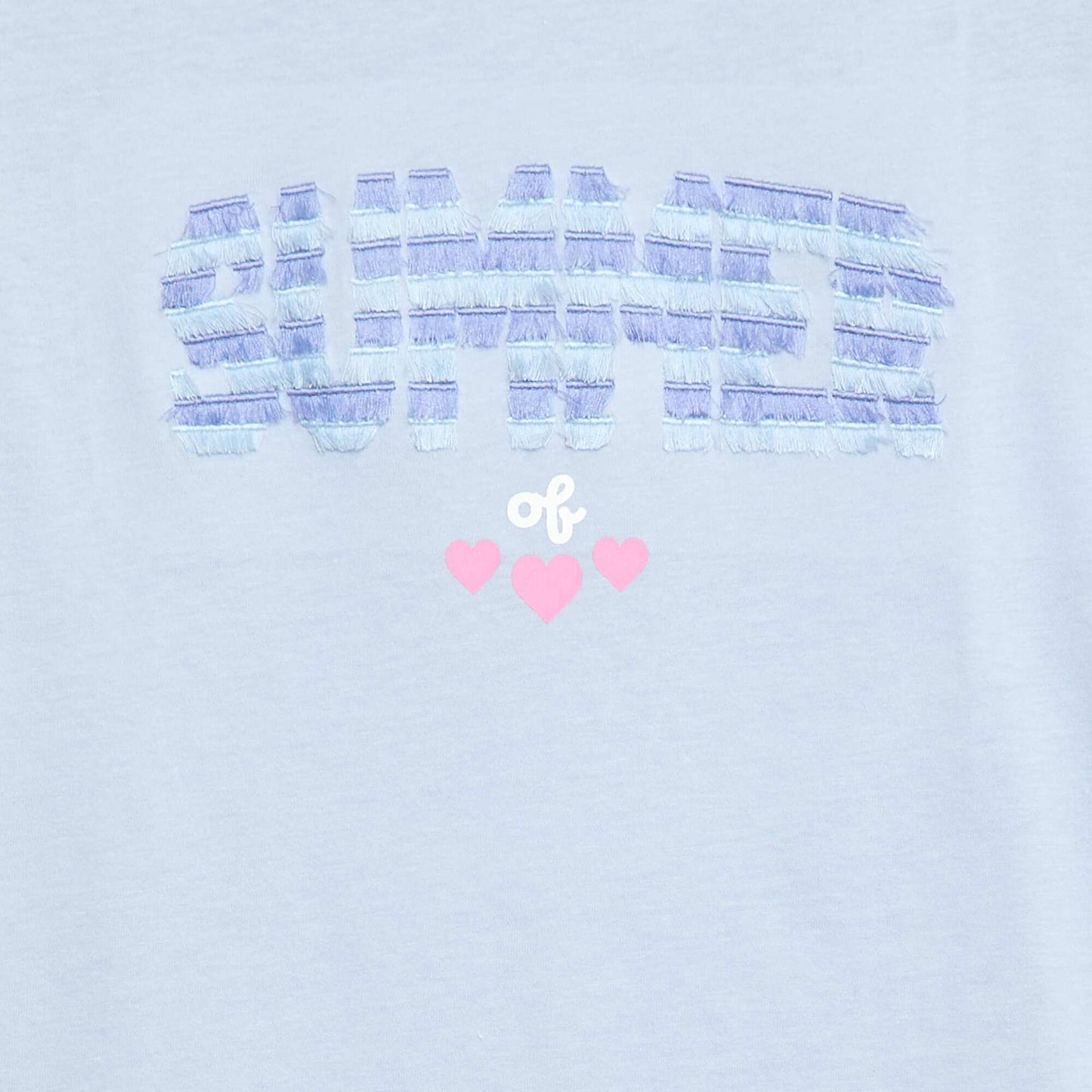 Camiseta de manga corta con diseño AZUL