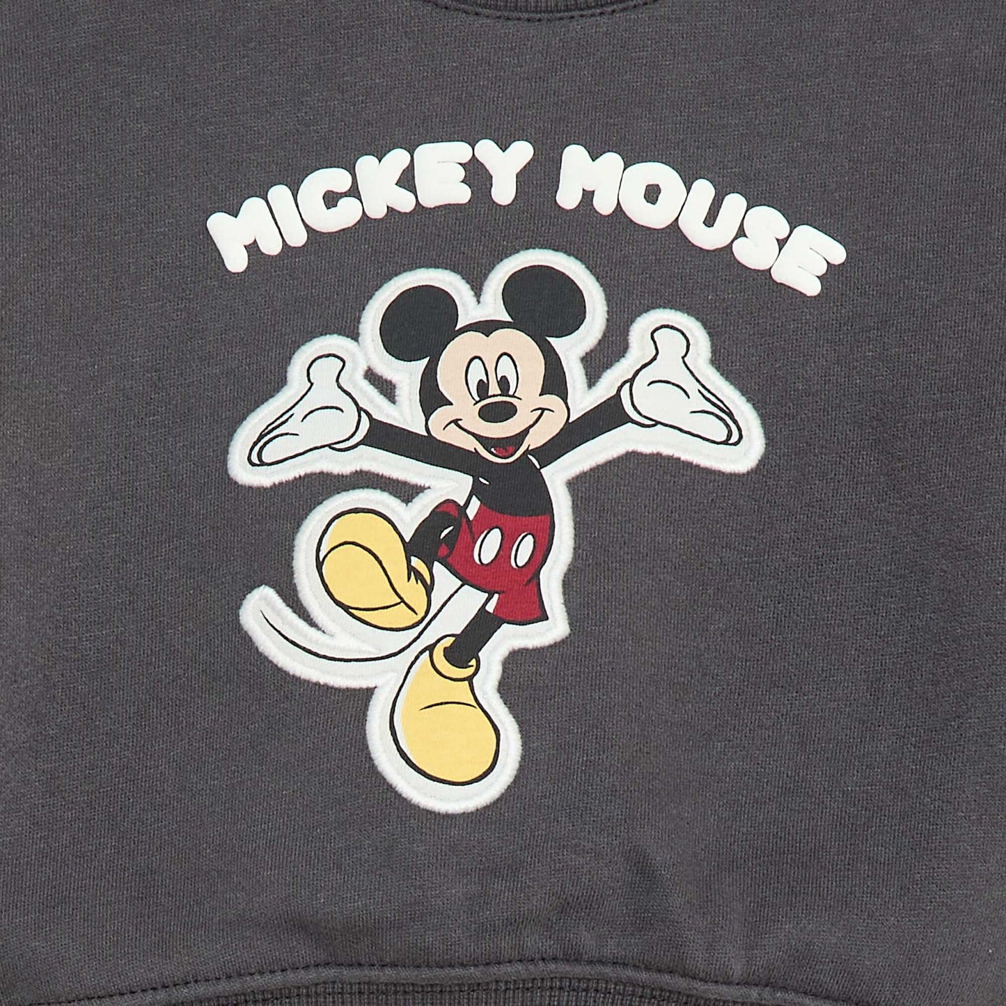 Buzo de felpa estampada 'Mickey' NEGRO