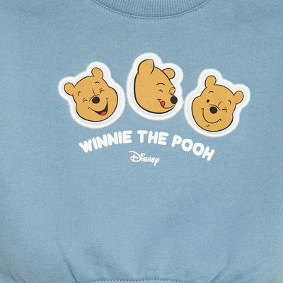 Buzo de felpa estampada 'Winnie' AZUL