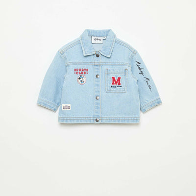 Chaqueta vaquera estampada 'Disney' AZUL