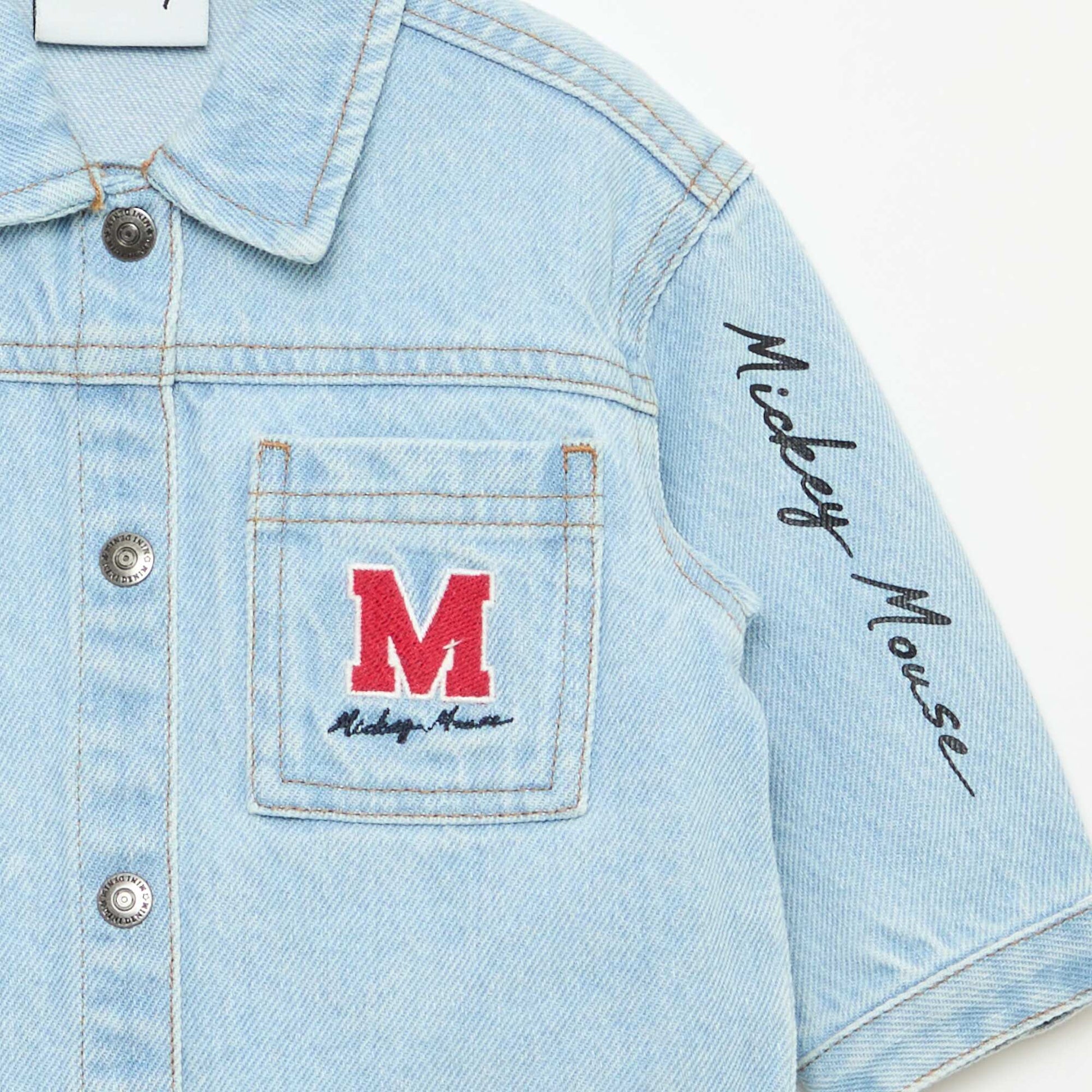 Chaqueta vaquera estampada 'Disney' AZUL