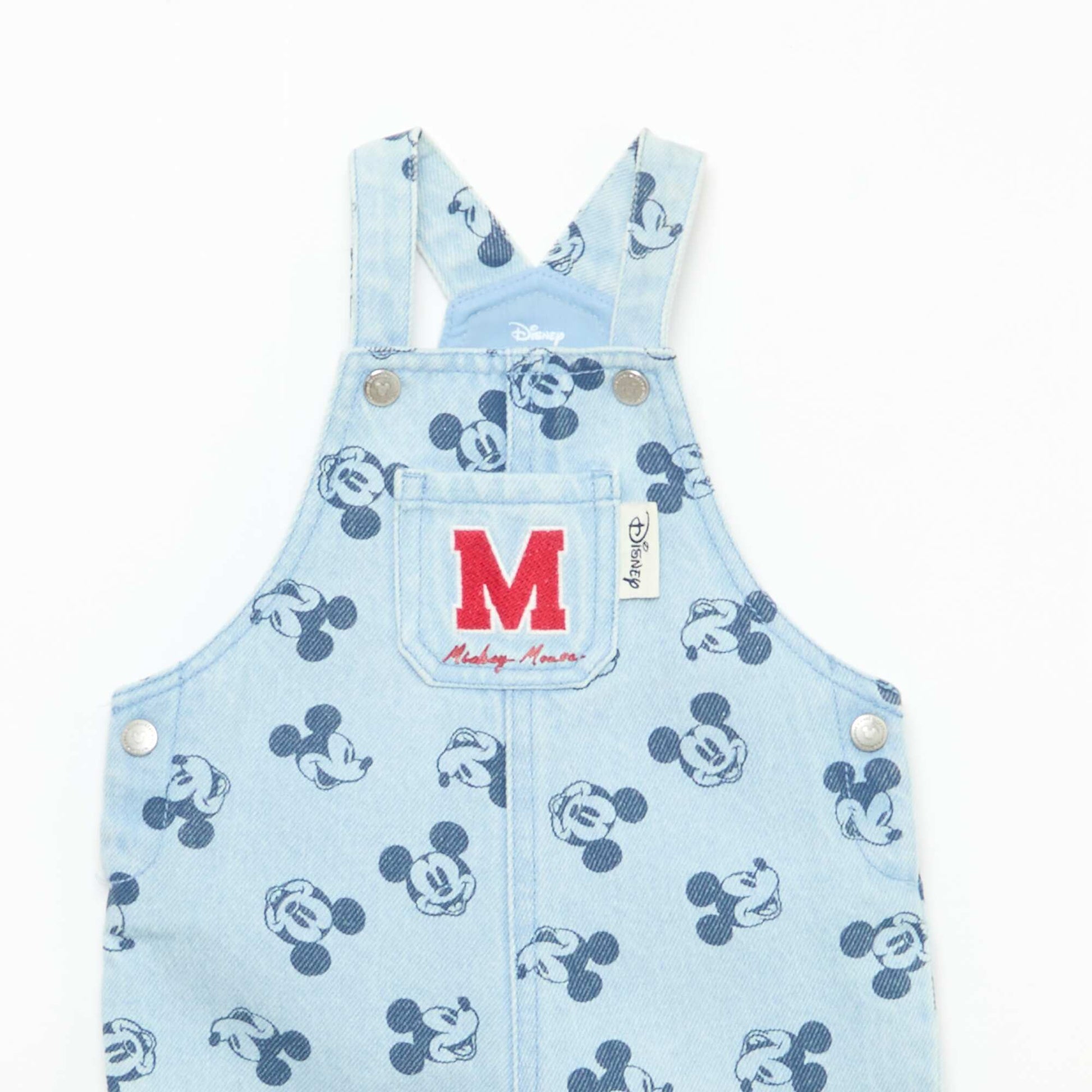 Enteritos jeans estampados 'Disney' AZUL