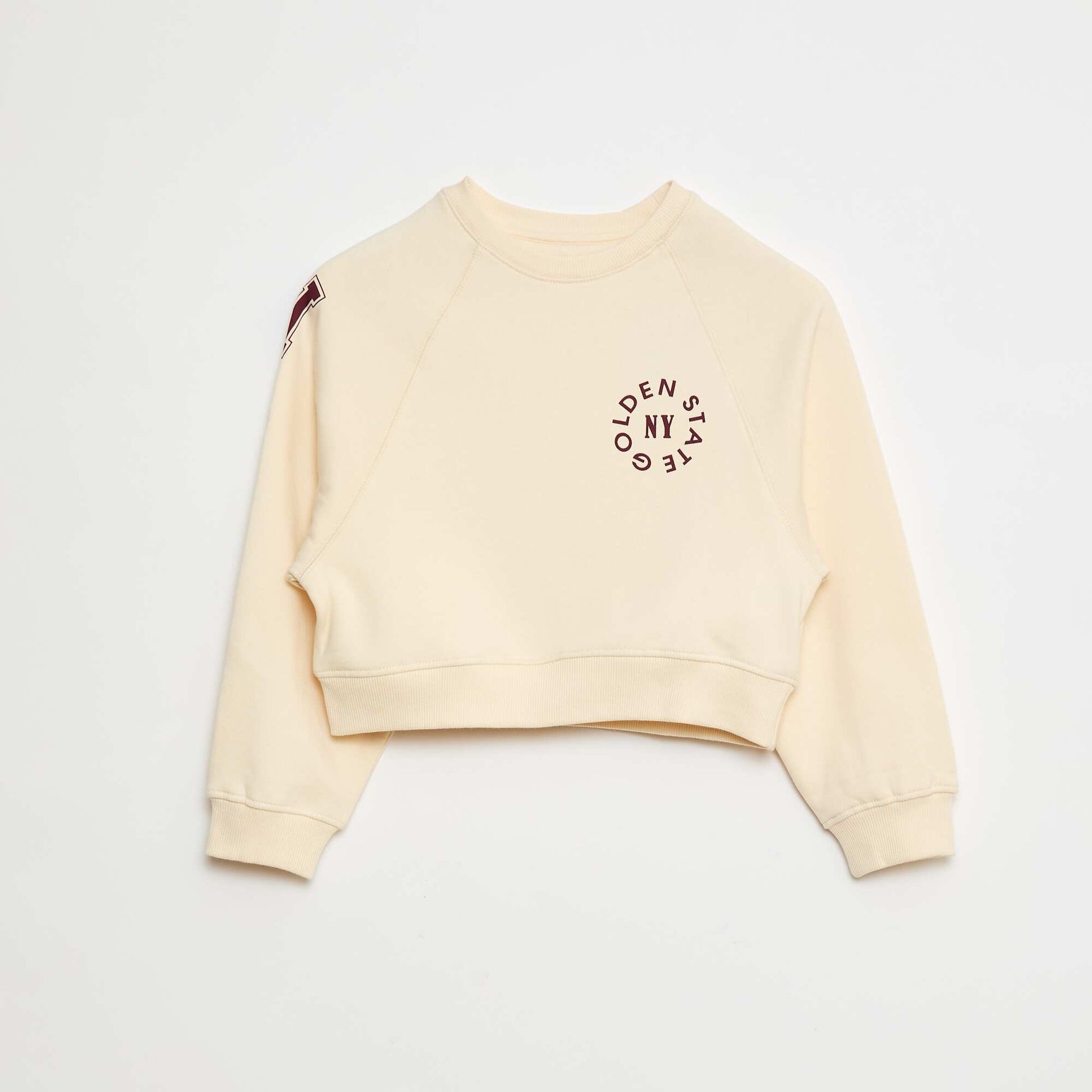 Buzo de chándal con estampado BLANCO