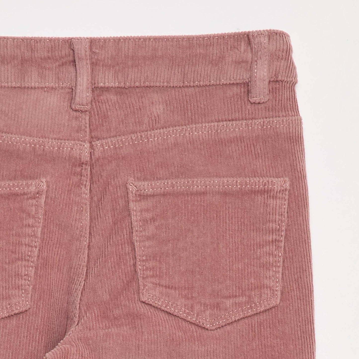 Pantalón de pana corte flare ROSA