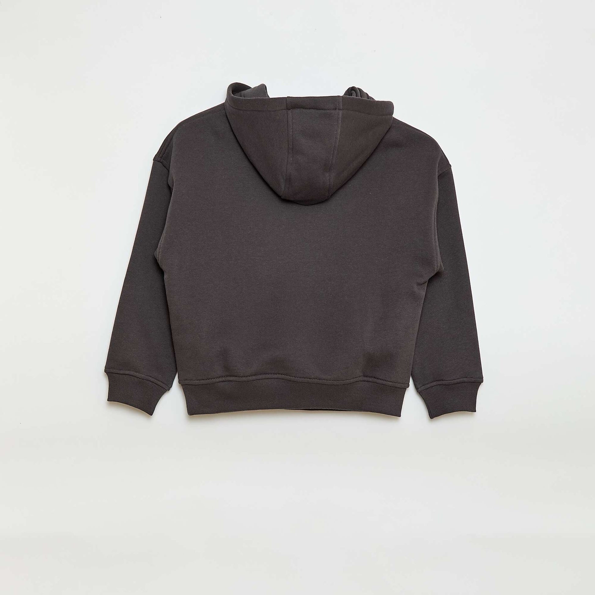 Buzo con capucha y estampado en relieve GRIS