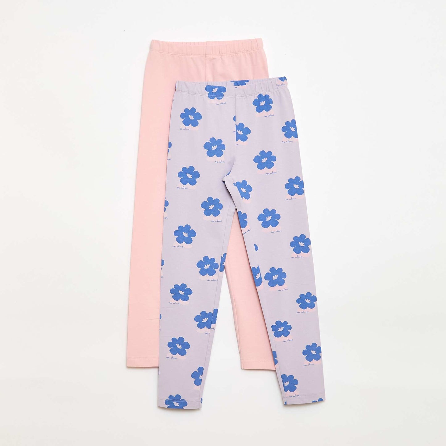 Pack de 2 leggings largos PURPURA