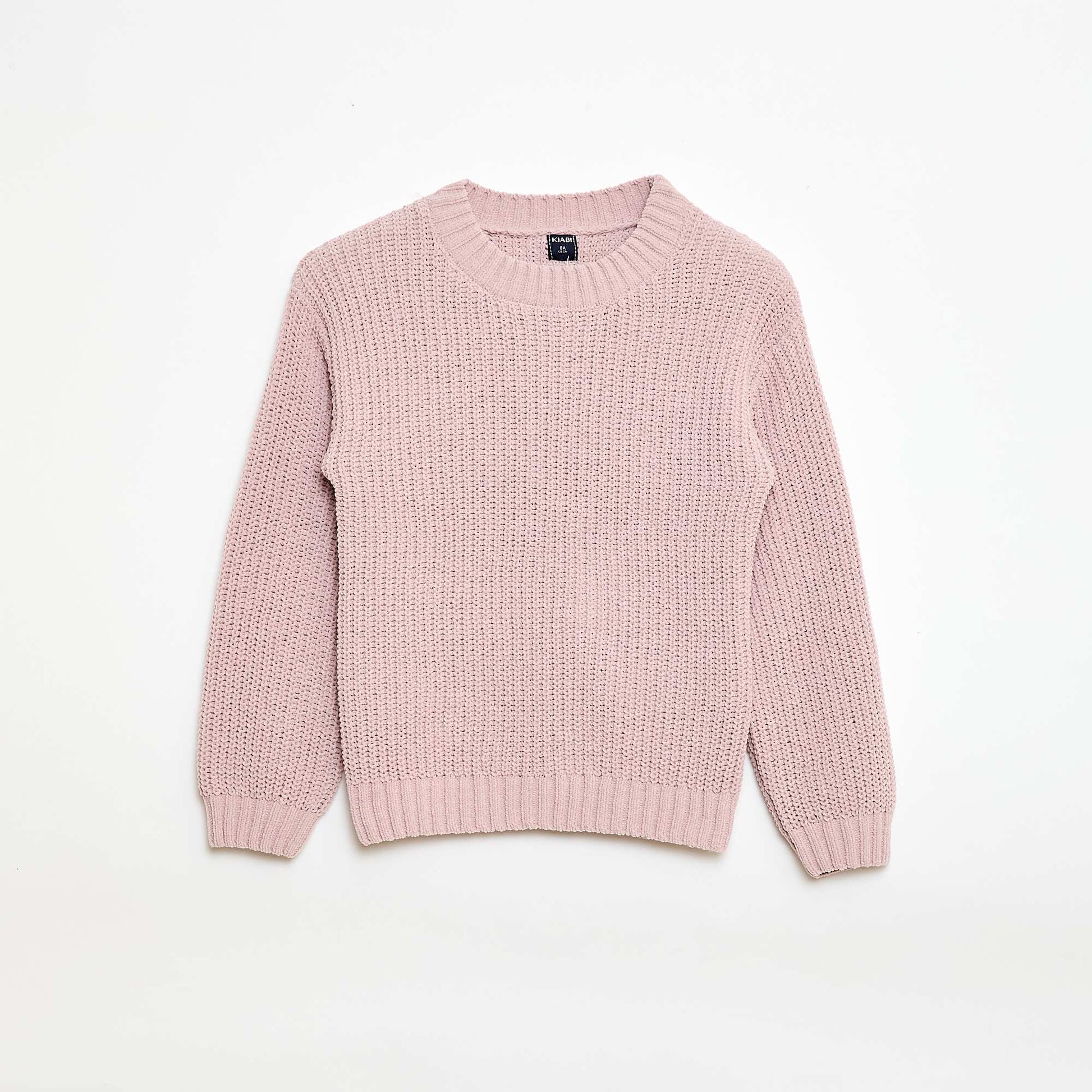 Sweater de punto de chenilla PURPURA