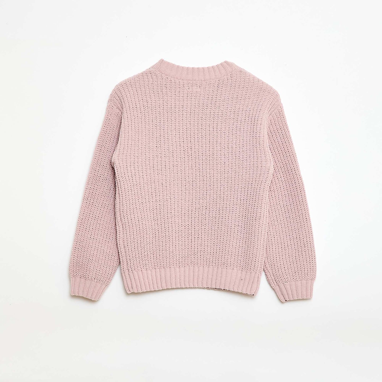 Sweater de punto de chenilla PURPURA
