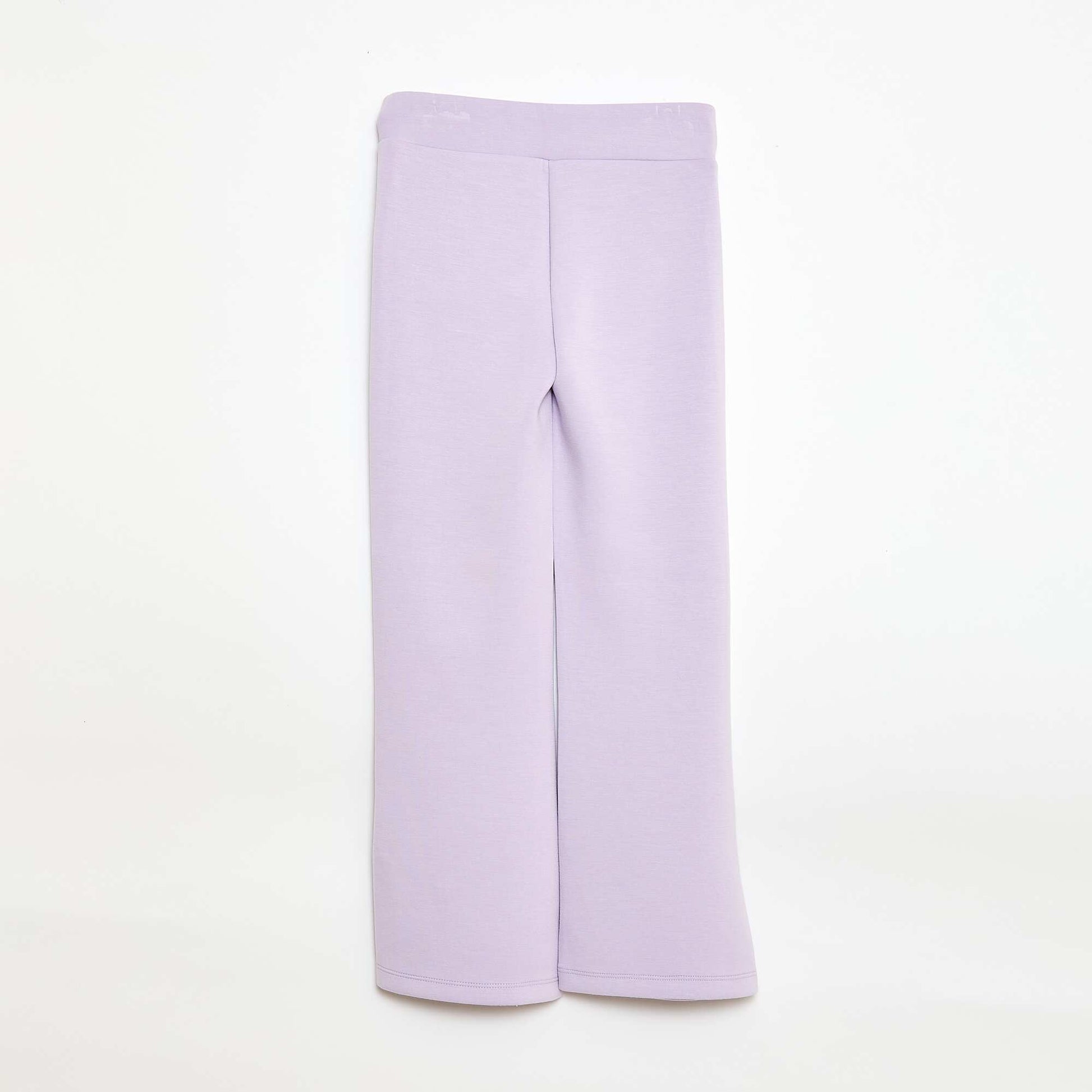 Pantalón deportivo corte flare ROSA
