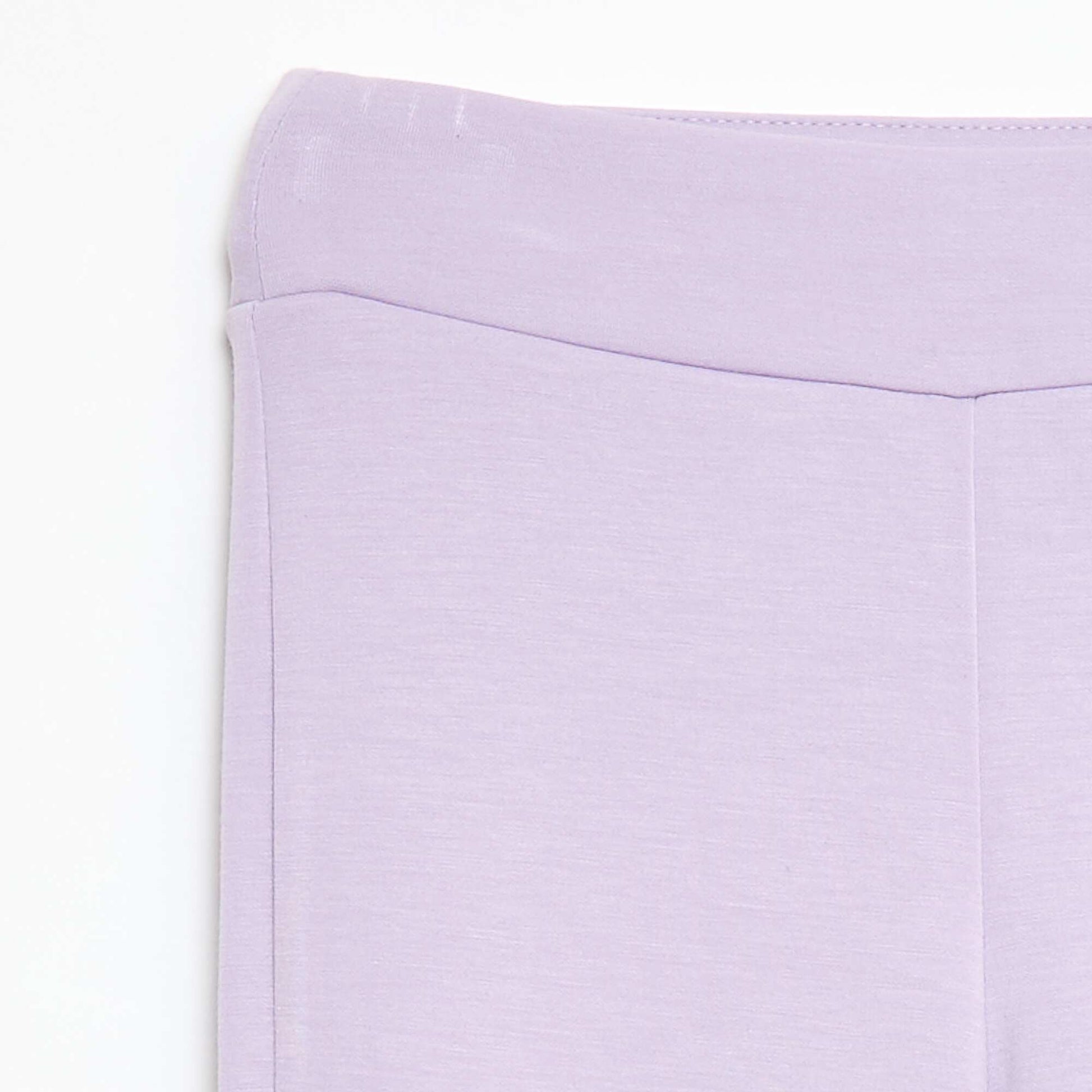 Pantalón deportivo corte flare ROSA