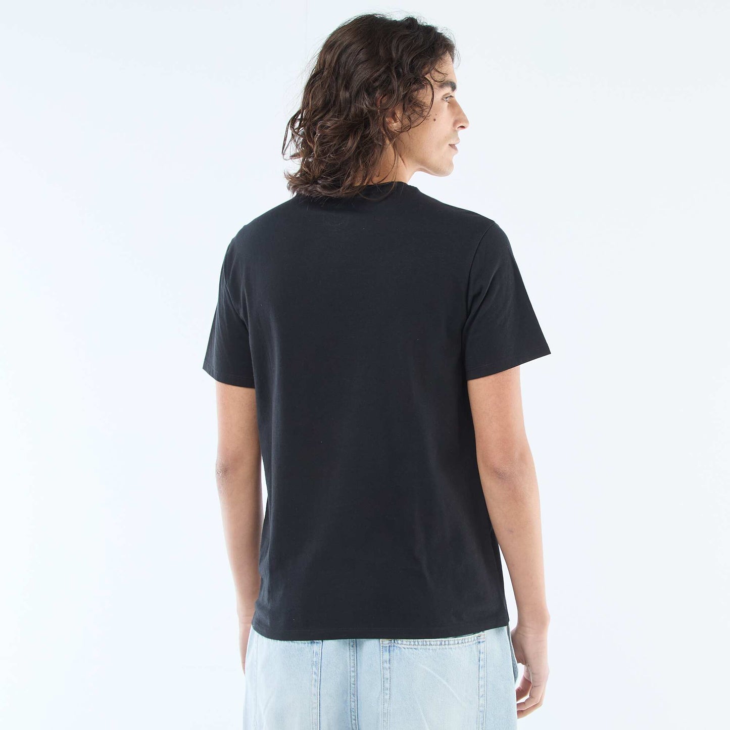 Camiseta estampada 'Nirvana' NEGRO