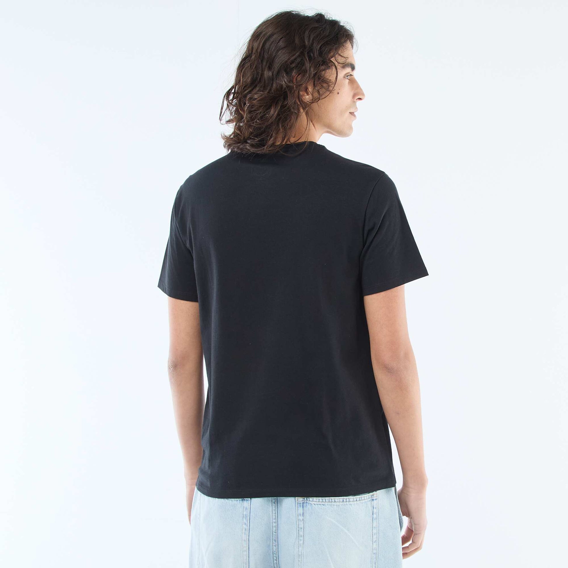 Camiseta estampada 'Nirvana' NEGRO