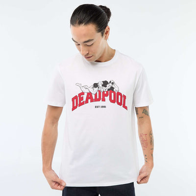Camiseta 'Deadpool' 'Marvel' BLANCO