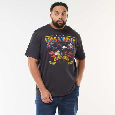 Camiseta 'Guns N' Roses' de manga corta NEGRO