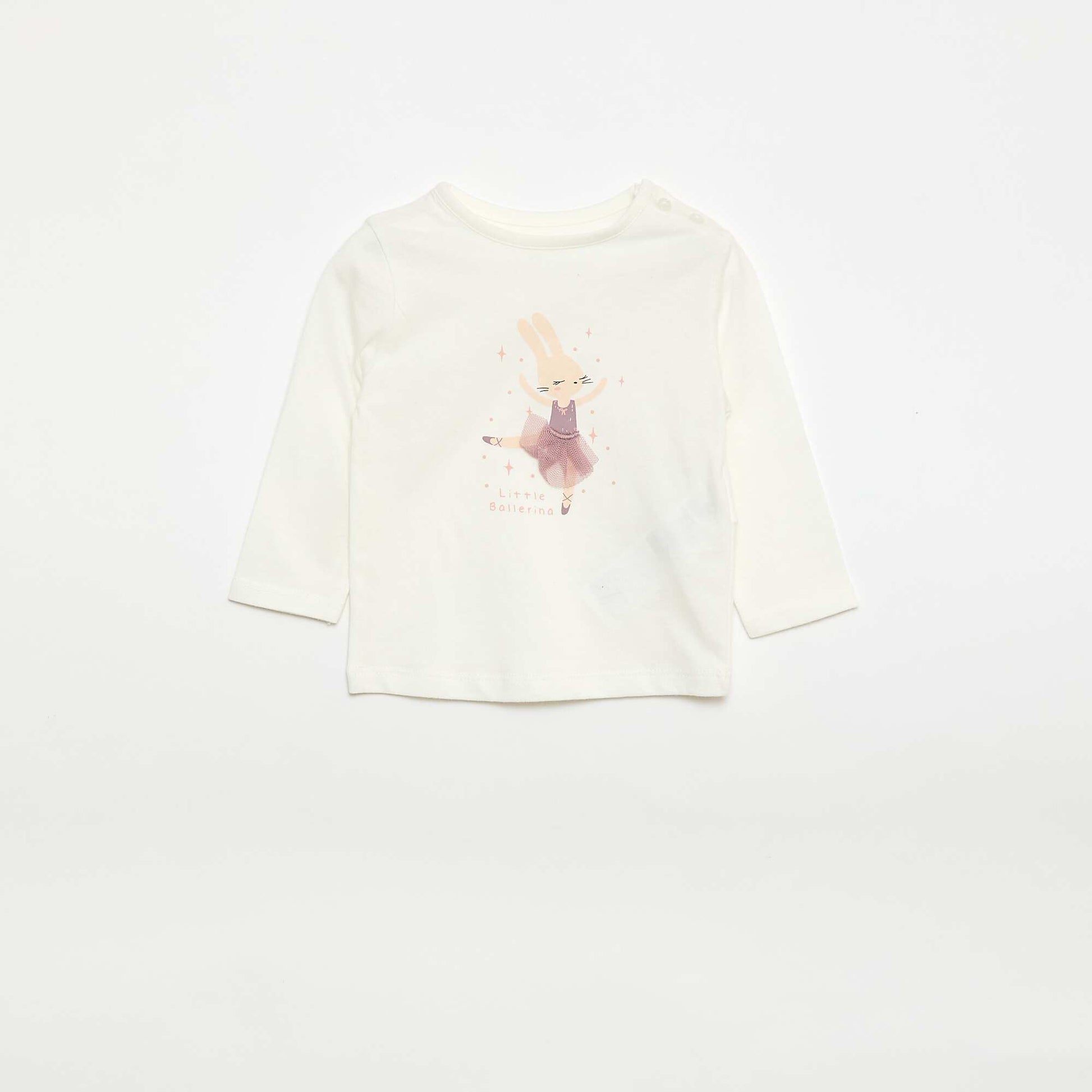 Camiseta estampada con diseño fantasía BLANCO