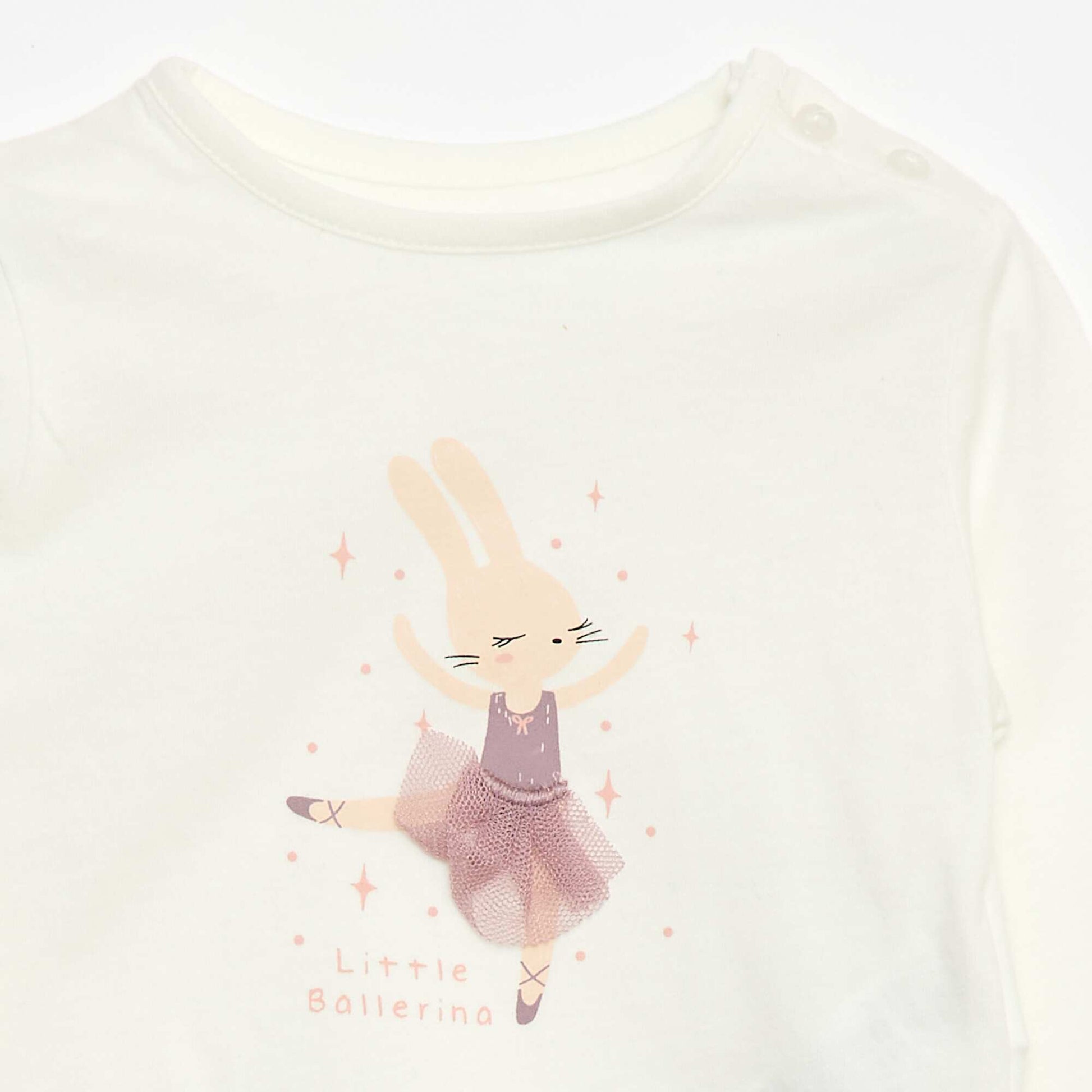 Camiseta estampada con diseño fantasía BLANCO