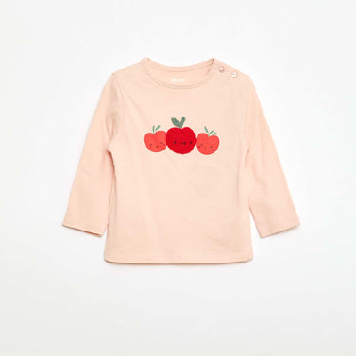 Camiseta estampada con diseño fantasía ROSA