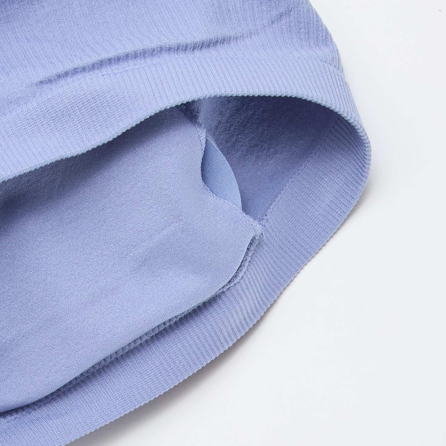 pack de 2 bandeau de canalé sin costuras AZUL