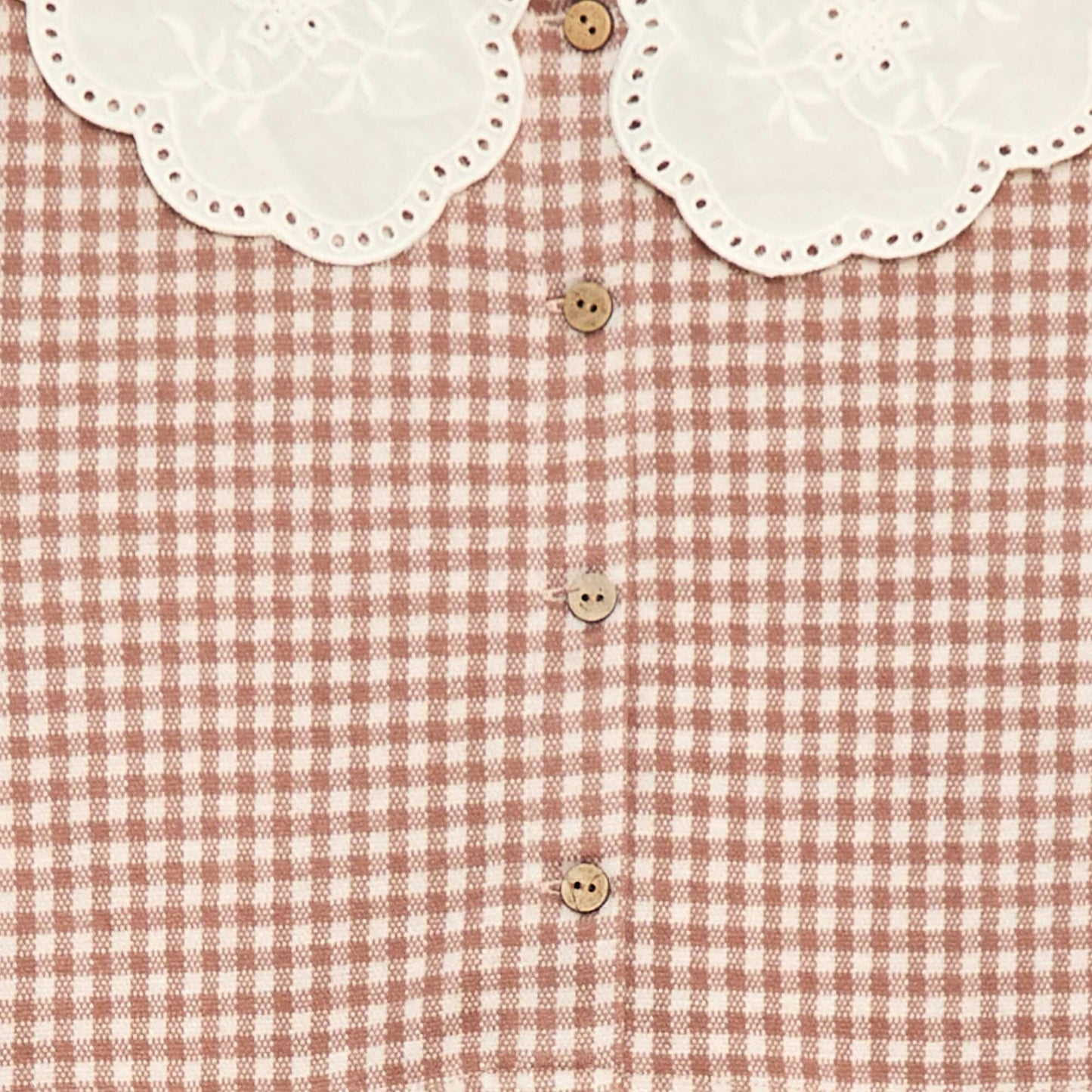 Vestido de punto jacquard con cuello Claudine BEIGE