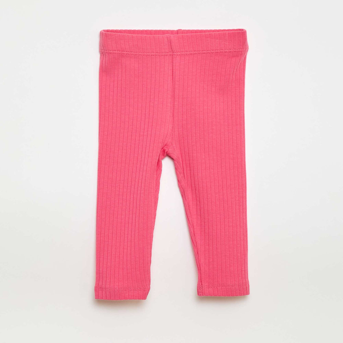 Pack de 2 leggings de canalé BLANCO