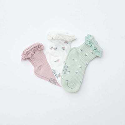 Lote de 3 medias estampados VERDE