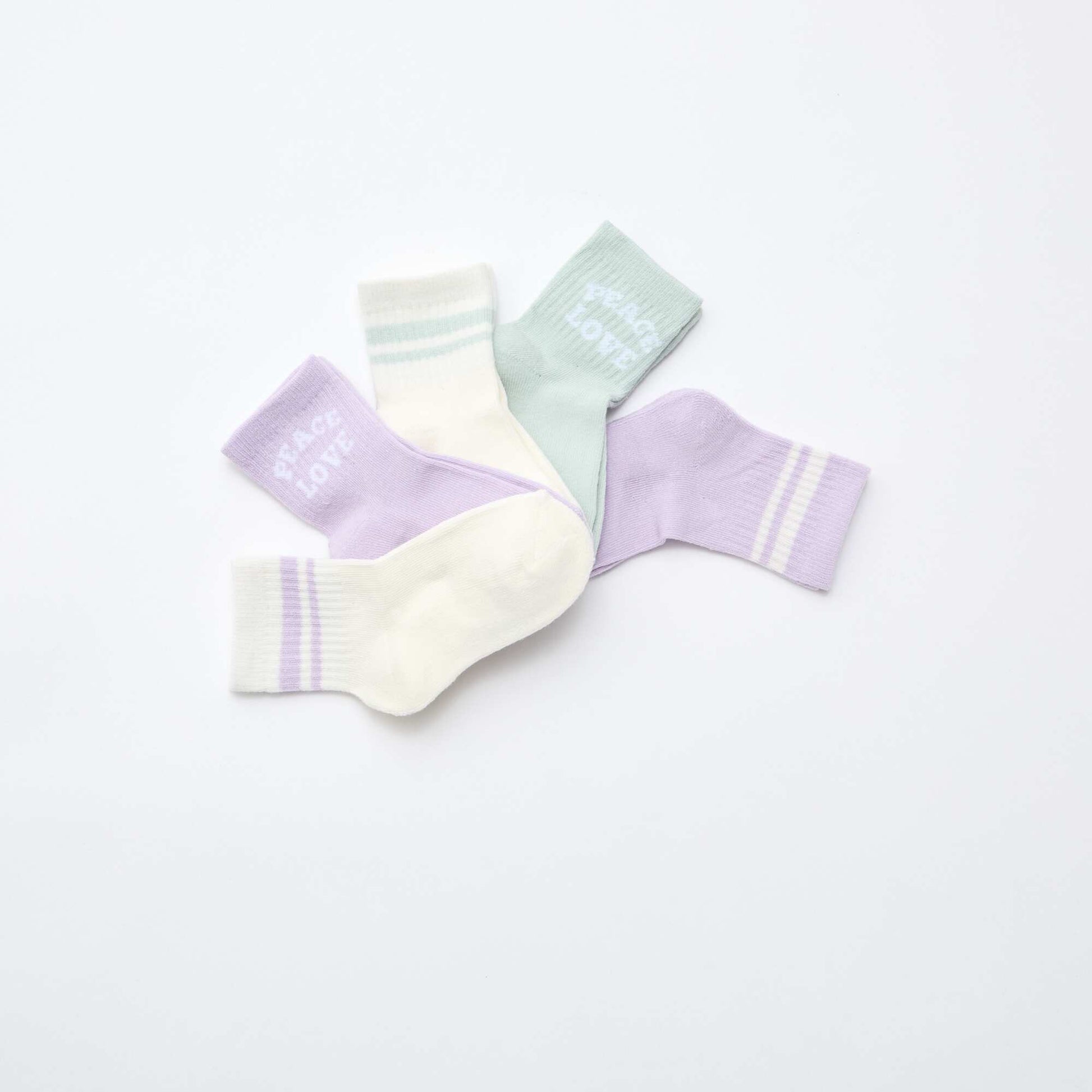 Pack de 5 medias cálidos PURPURA