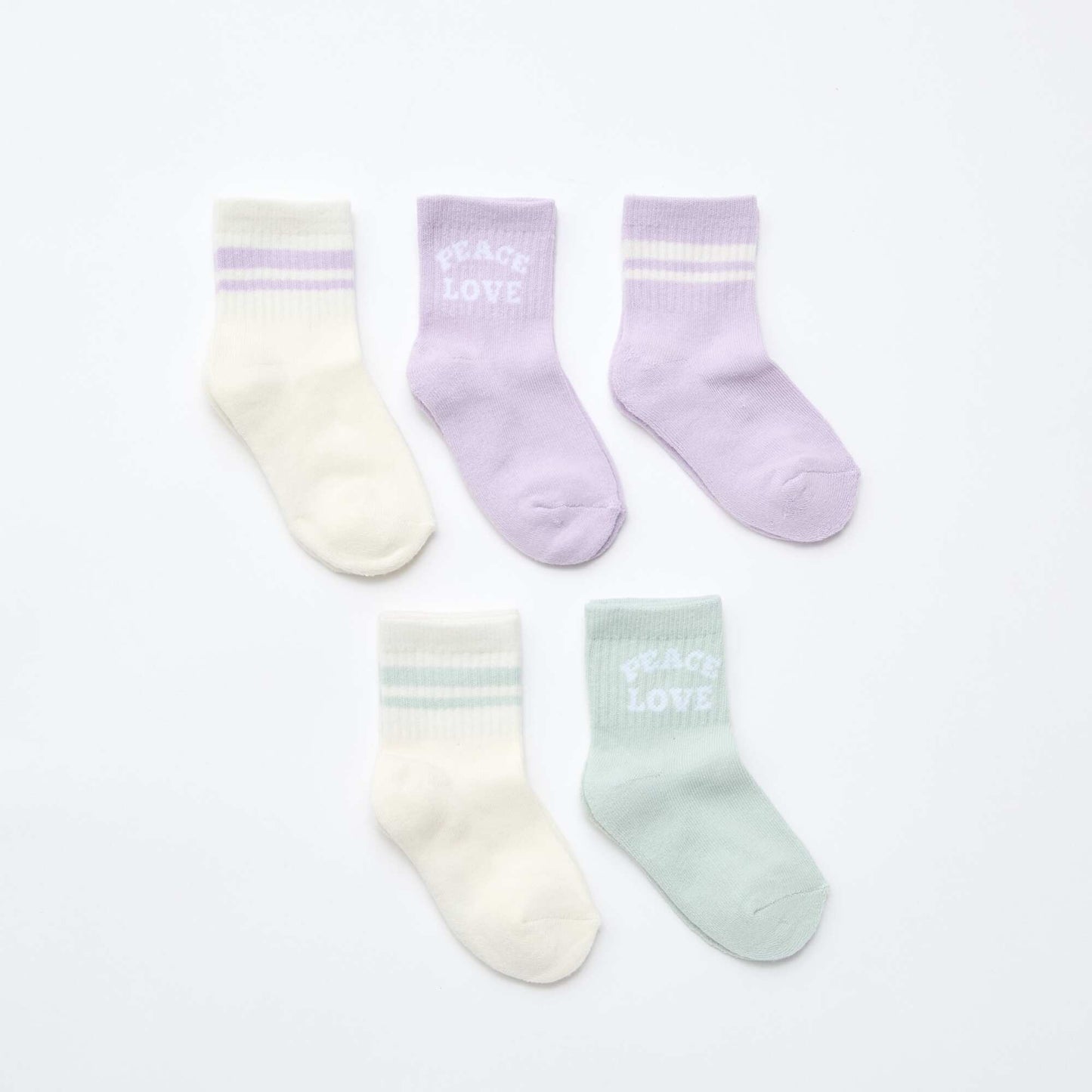 Pack de 5 medias cálidos PURPURA