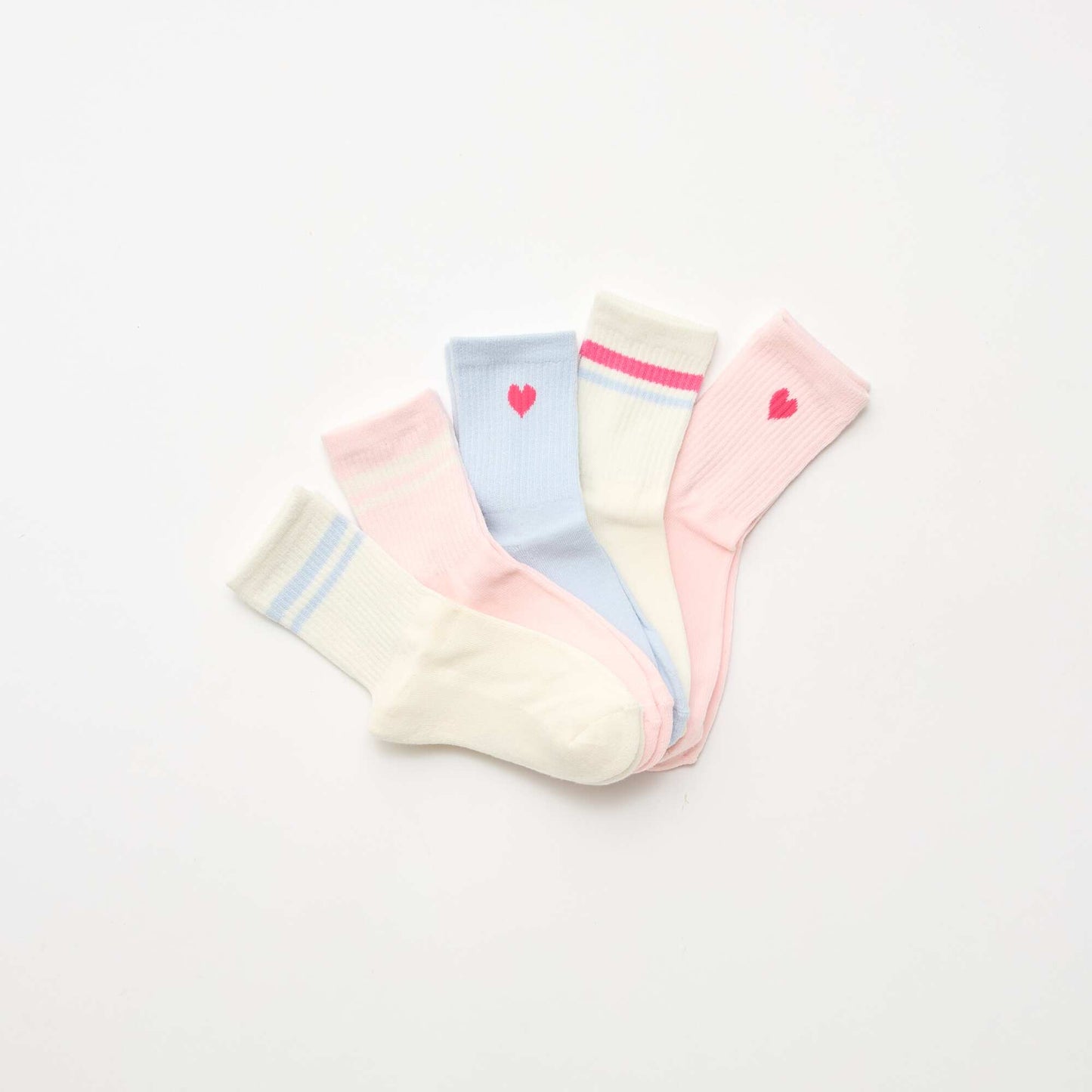 Pack de 5 medias cálidos ROSA