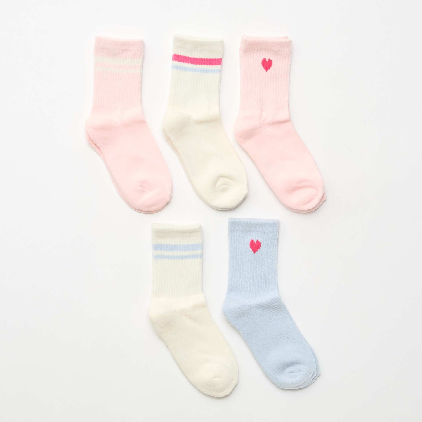 Pack de 5 medias cálidos ROSA