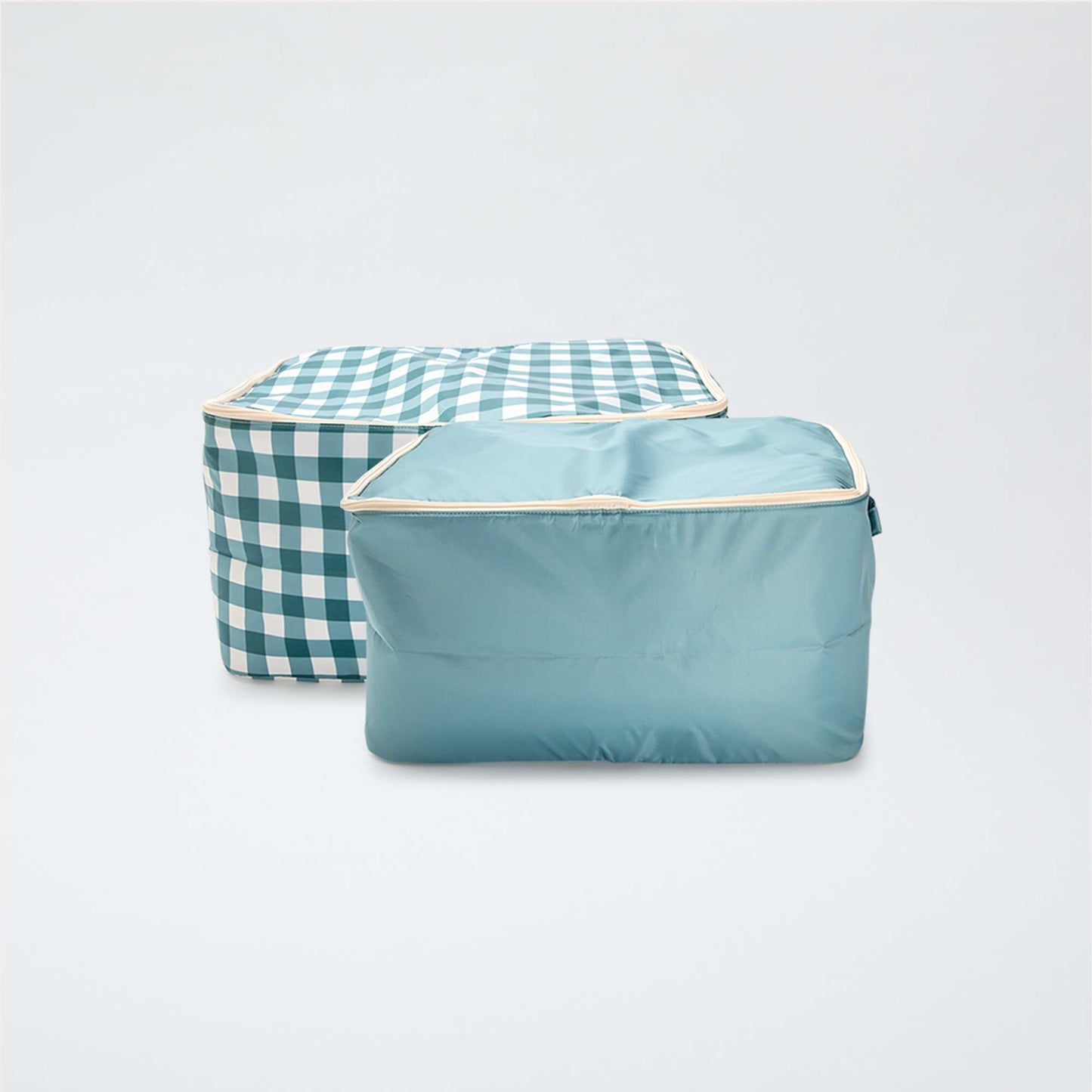 Pack de 2 fundas de almacenamiento para ropa 50x28x36 cm KAKI