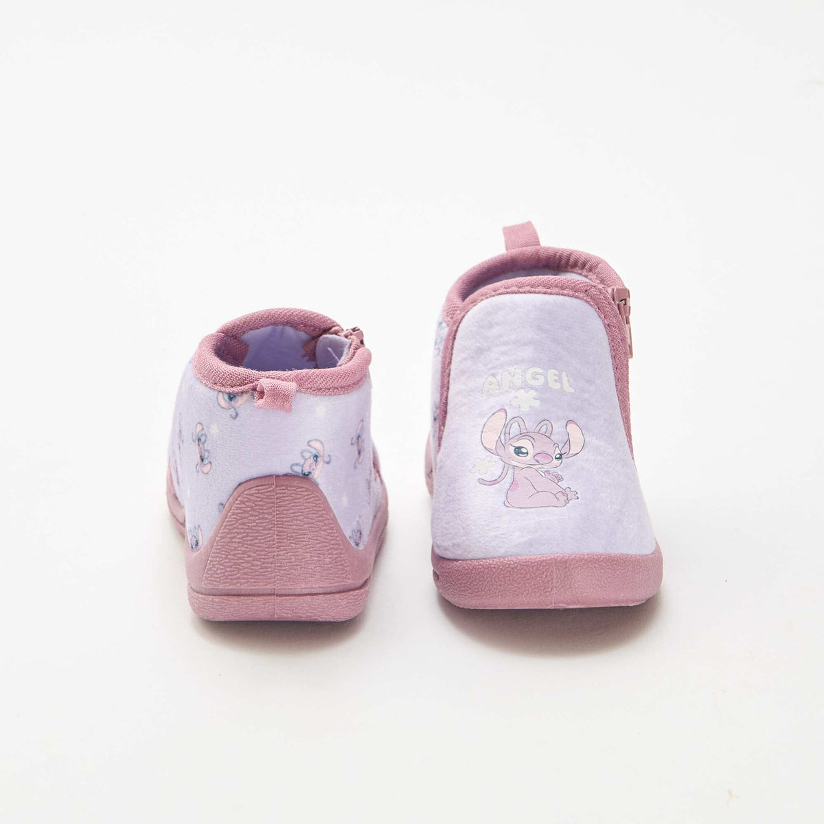 Zapatillas con cremallera 'Angel' 'Stitch' ROSA