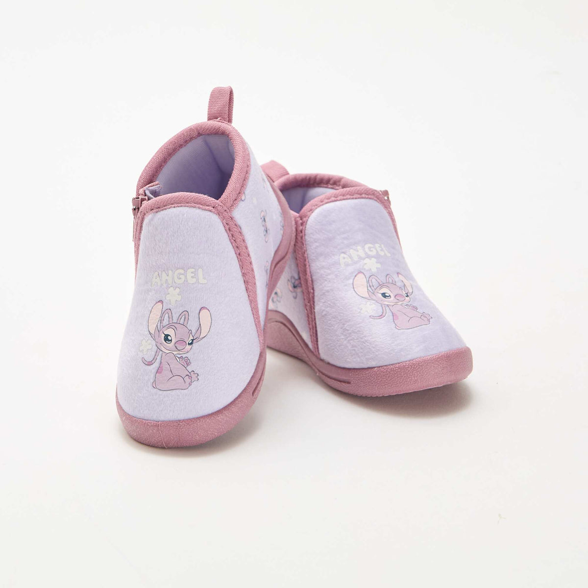 Zapatillas con cremallera 'Angel' 'Stitch' ROSA