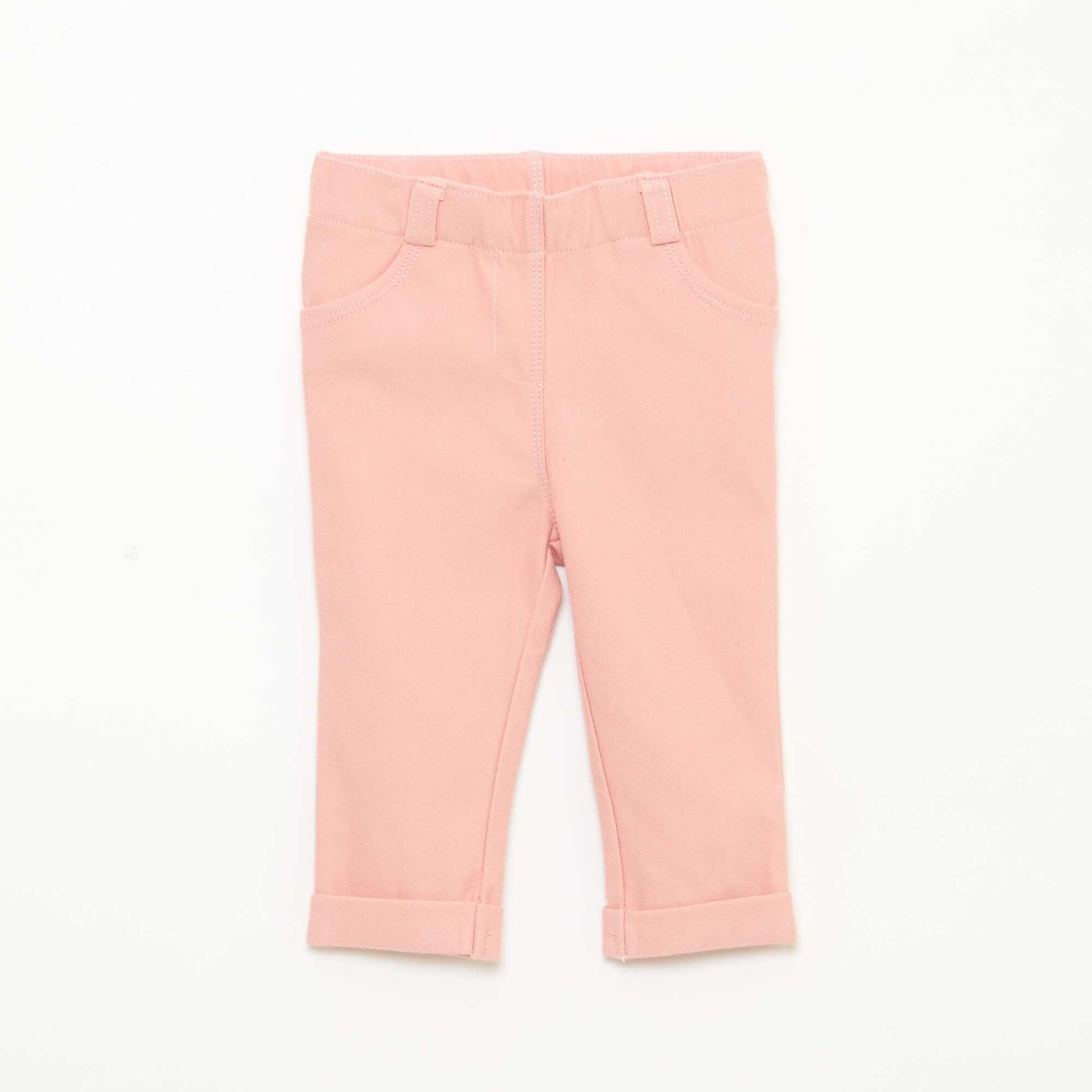 Pantalón tregging slim ROSA