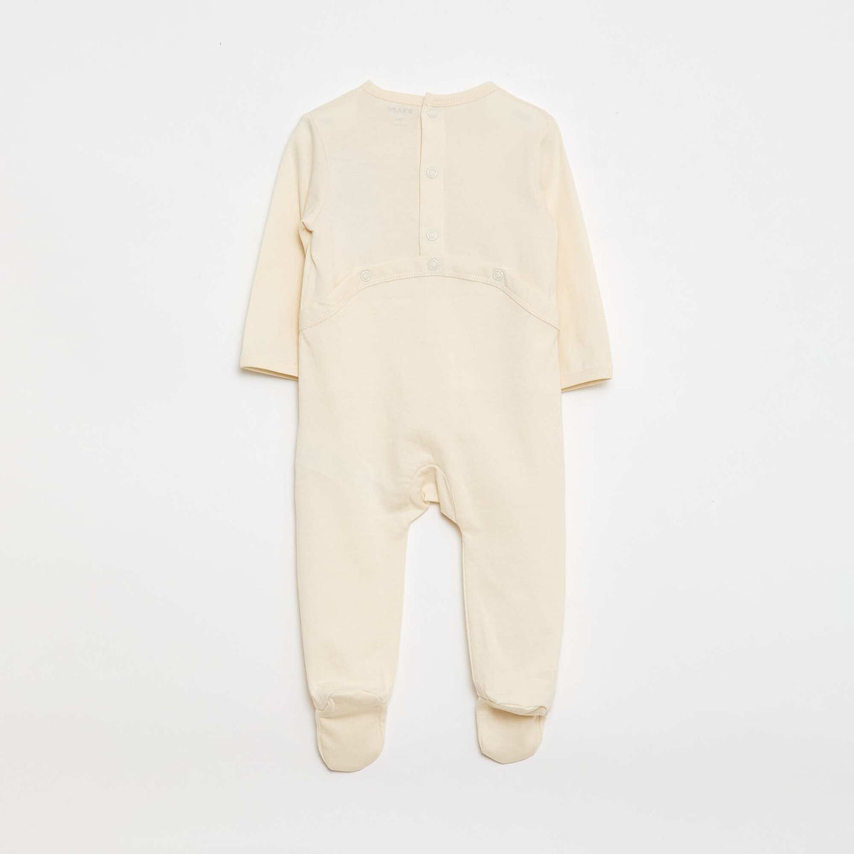Pijama pelele de manga larga BEIGE