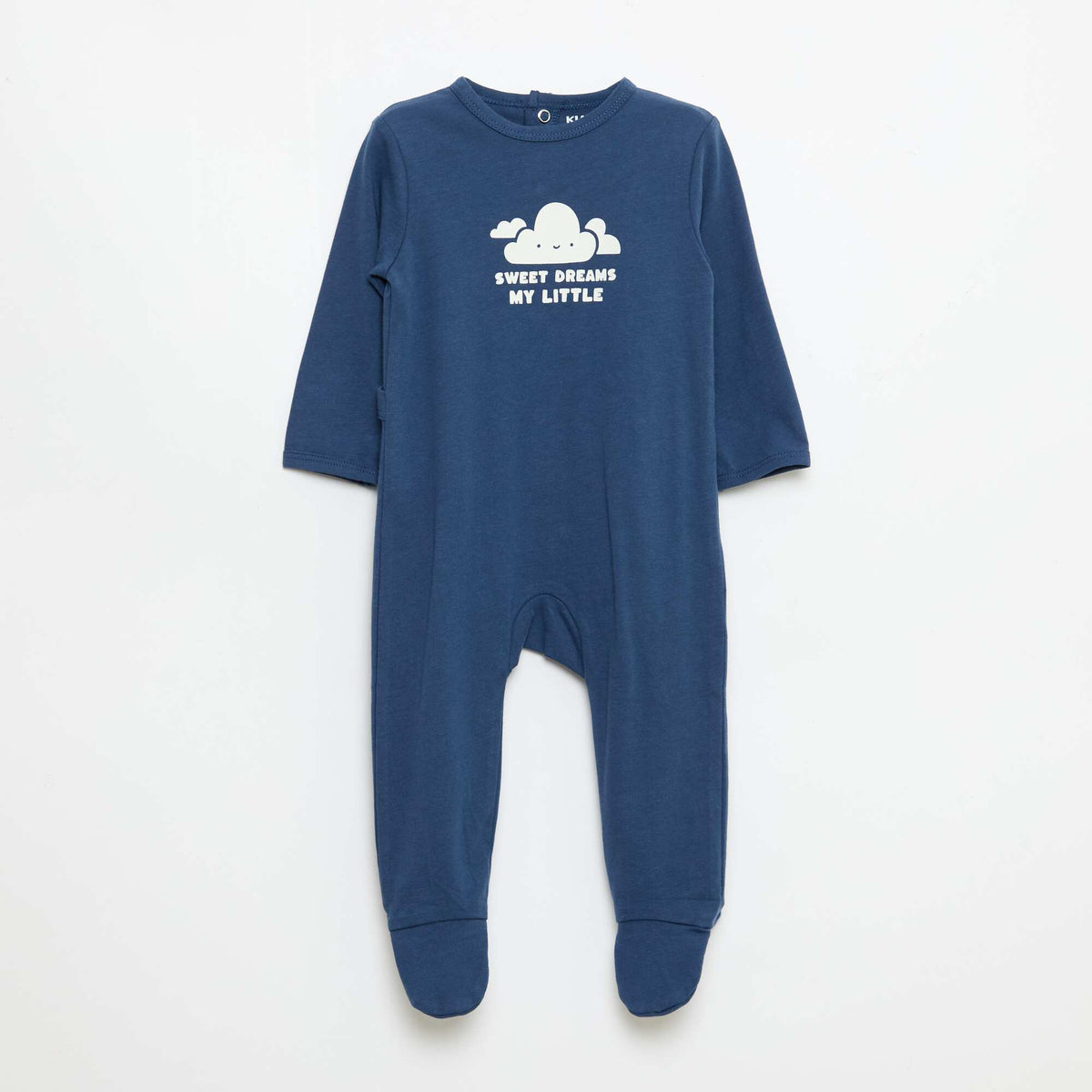 Pijama pelele de manga larga AZUL