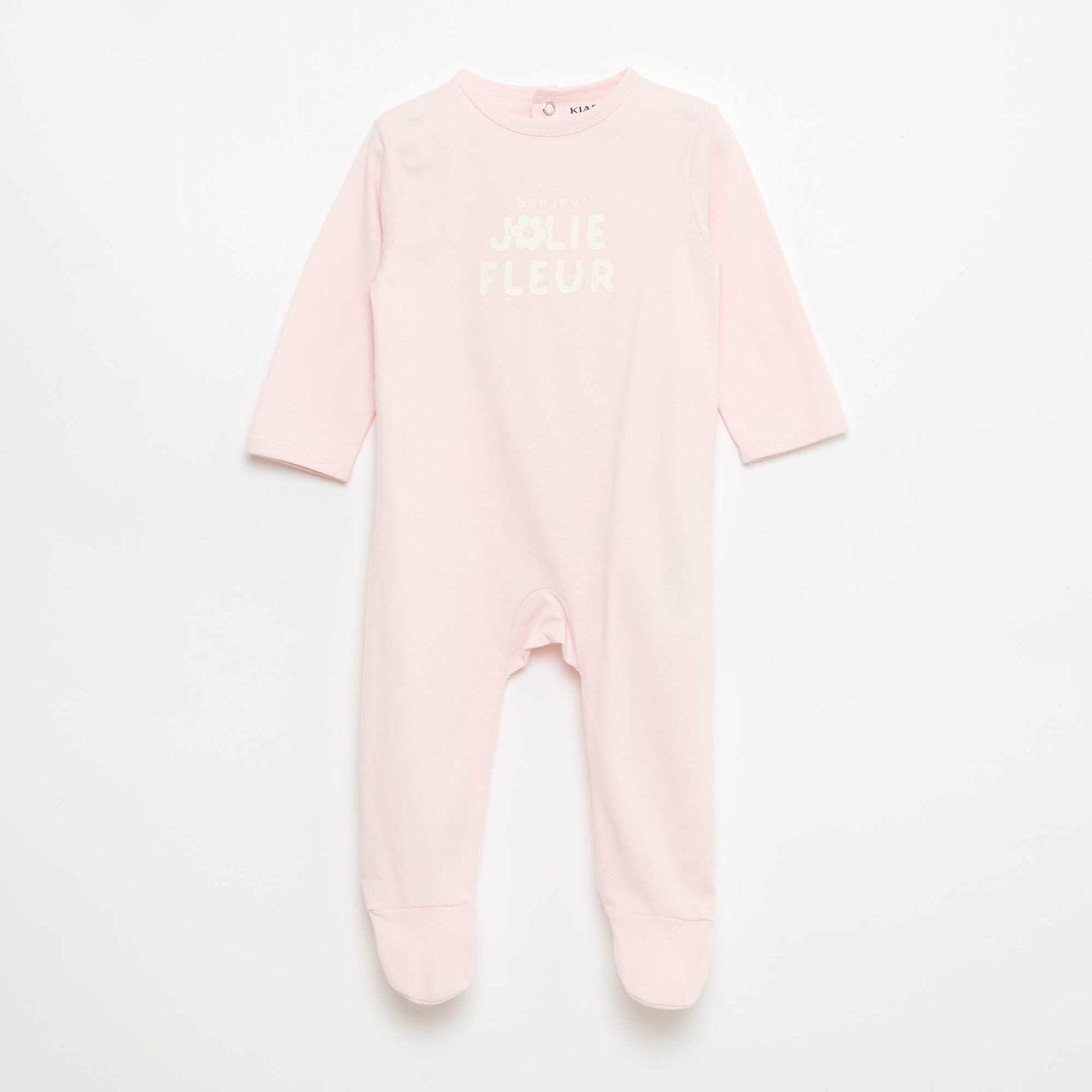 Pijama pelele de manga larga ROSA