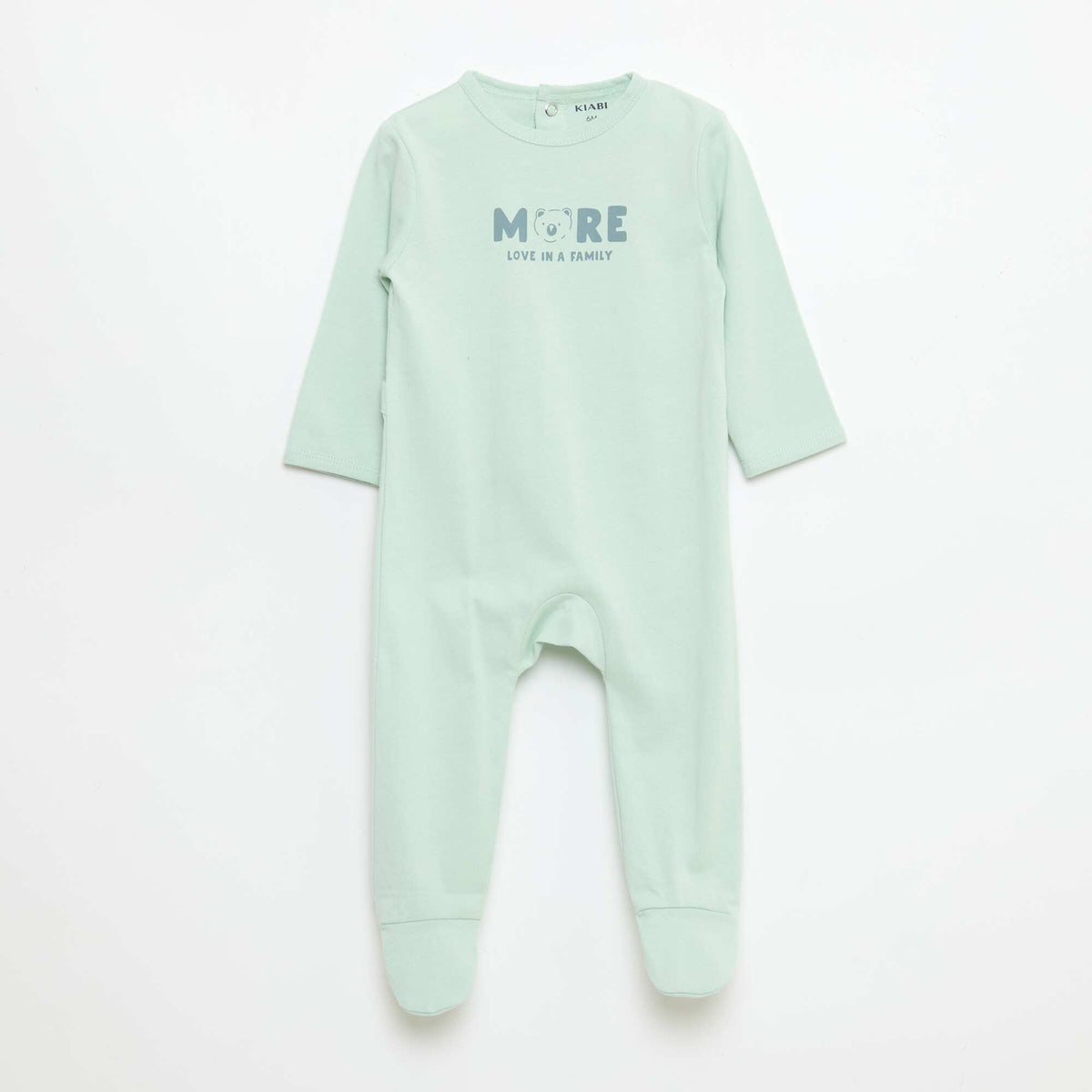 Pijama pelele de manga larga AZUL