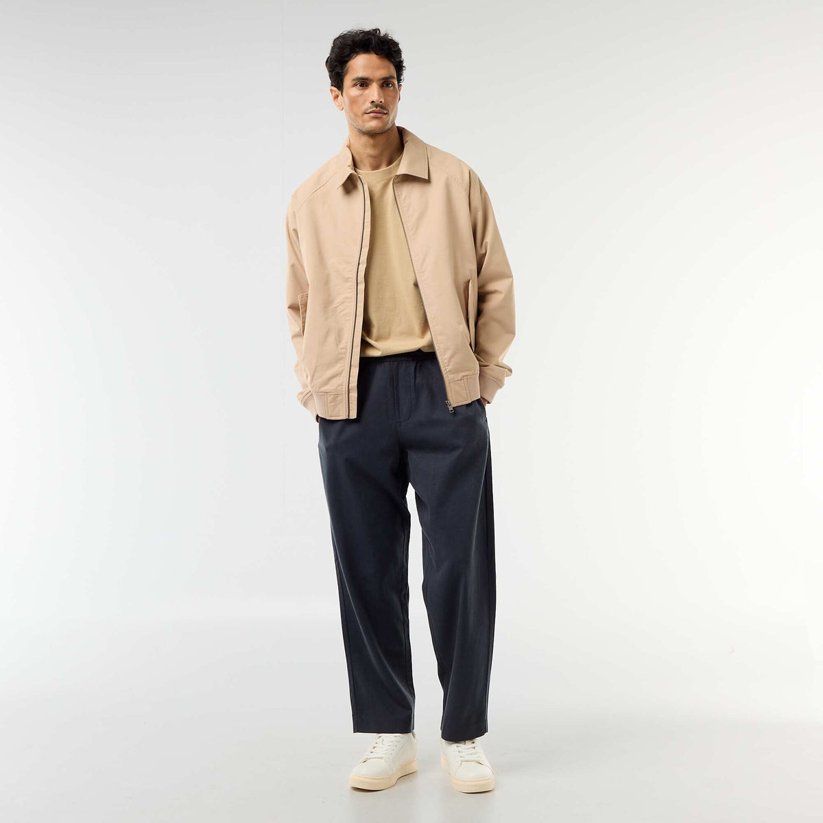 Campera de twill BEIGE