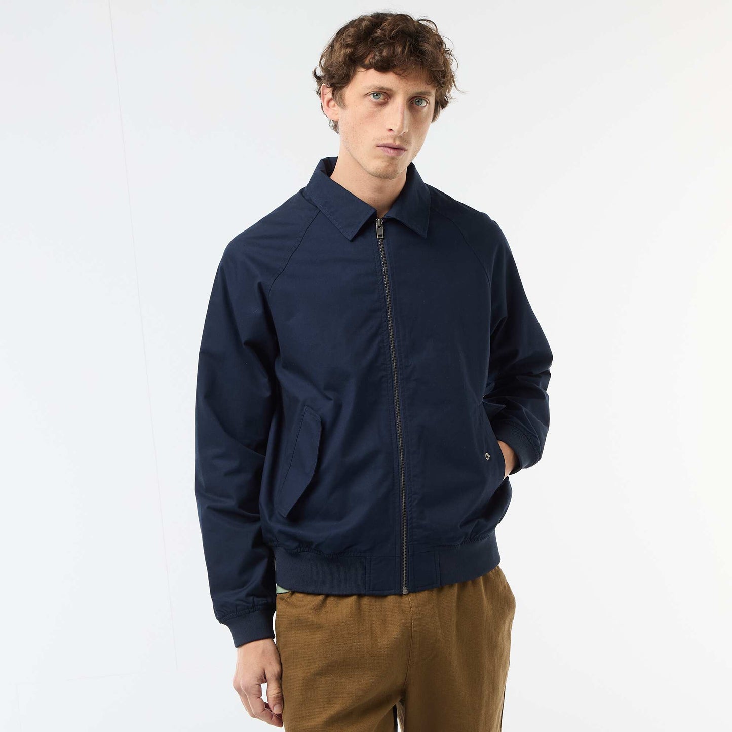 Campera de twill AZUL