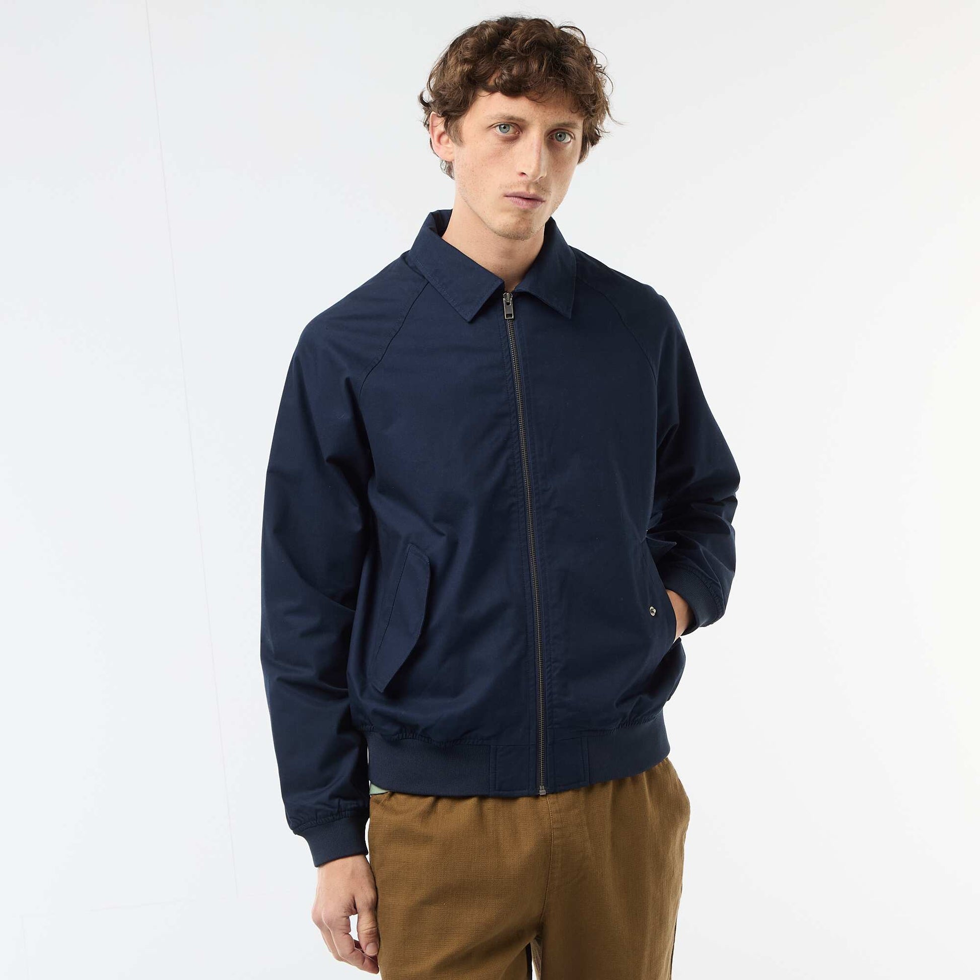 Campera de twill AZUL