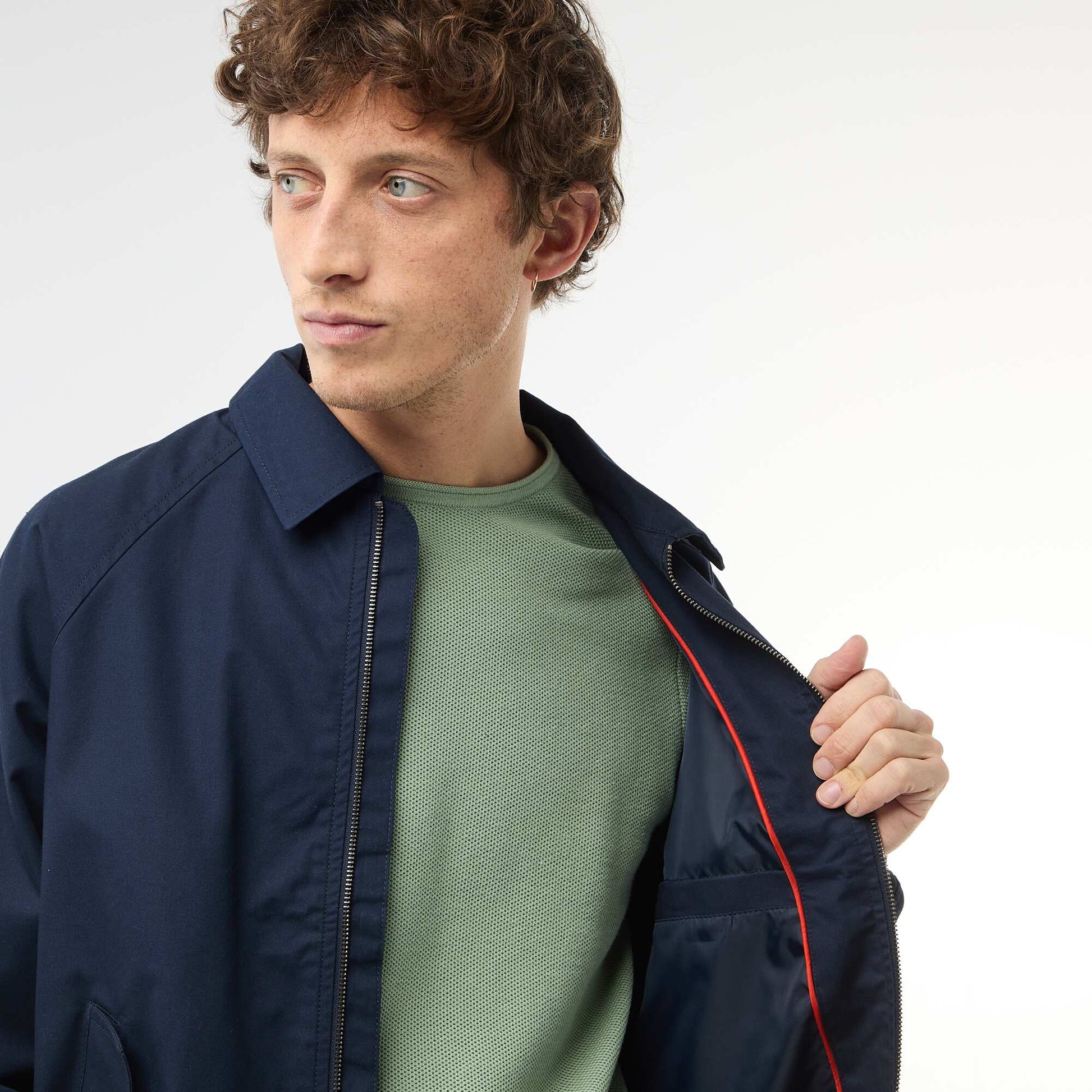 Campera de twill AZUL
